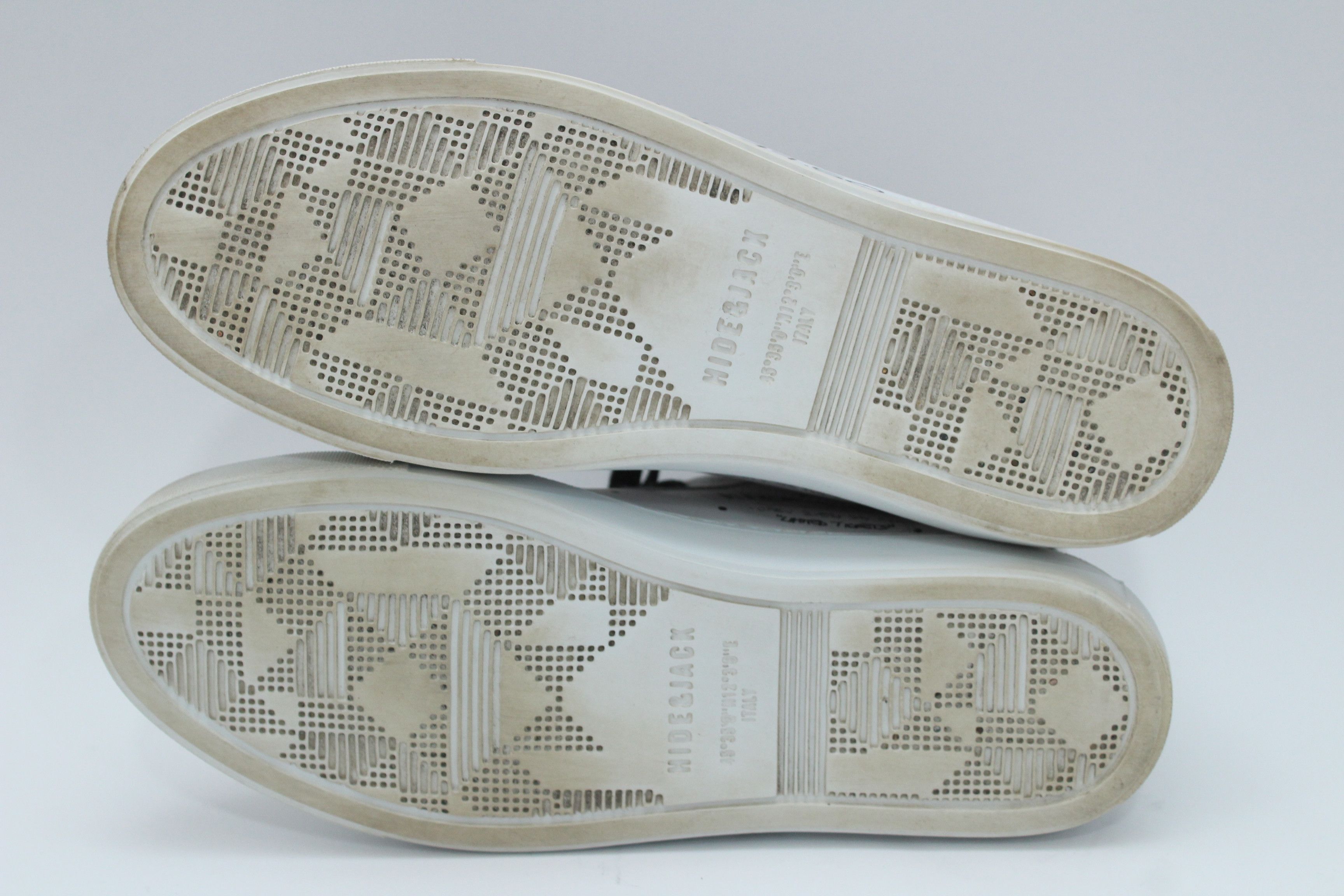 Vintage Hide&Jack x SAL Restaurant Graphic White Sneakers Size US 8 / EU 41 - 9 Thumbnail