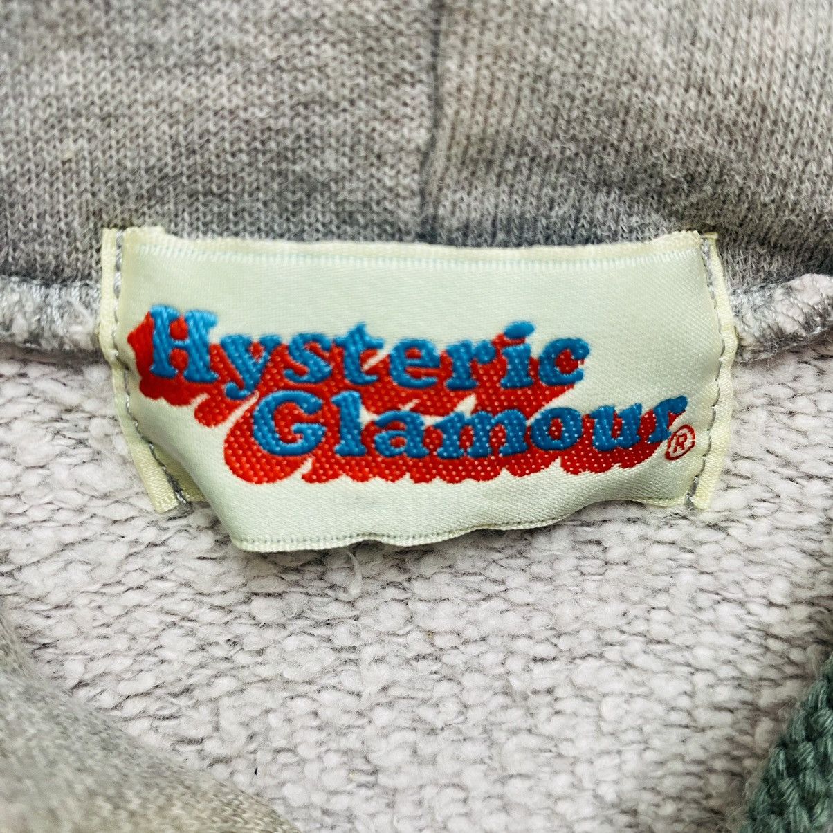 Hysteric Glamour Y2K Hysteric Glamour Graphic Hoodie Women Grey Size ONE SIZE - 9 Thumbnail