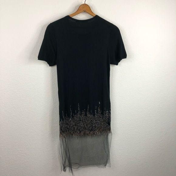 Other Wes Gordon Embroidered Tulle-Trim Knit Top Size S / US 4 / IT 40 - 7 Thumbnail