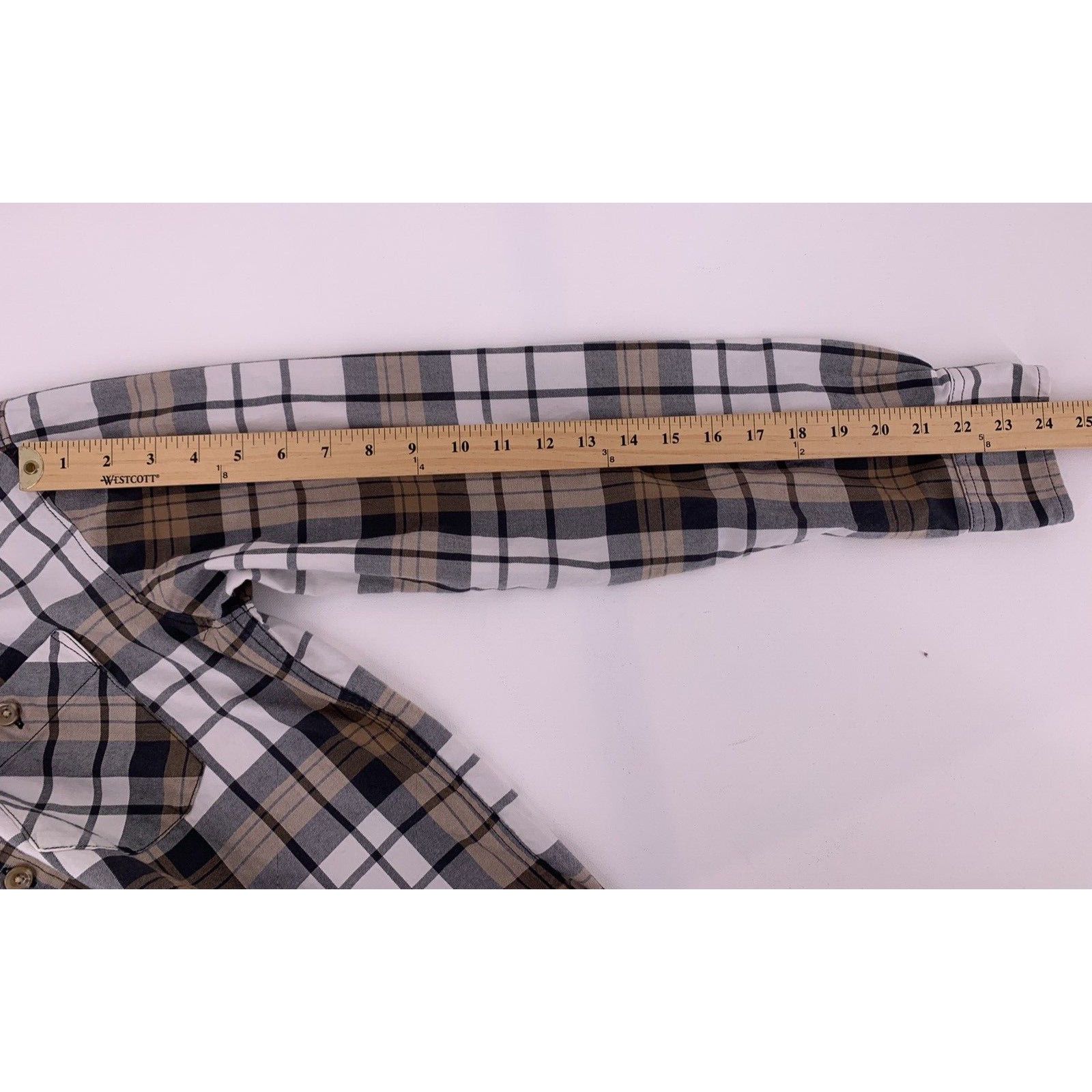 The North Face The North Face Brown Plaid Long Sleeve Shirt With Pocket S Size US S / EU 44-46 / 1 - 9 Thumbnail