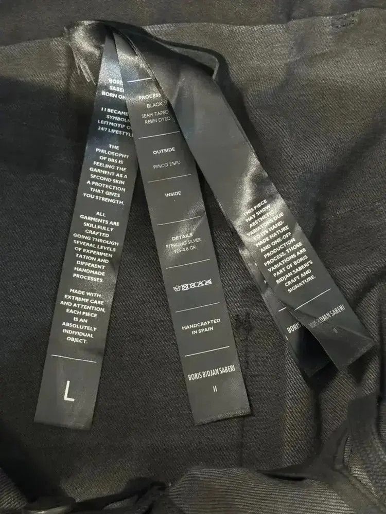 Boris Bidjan Saberi Sz L 11 By Boris Bidjan Saberi P14 Patches Denim Size US 34 / EU 50 - 3 Thumbnail