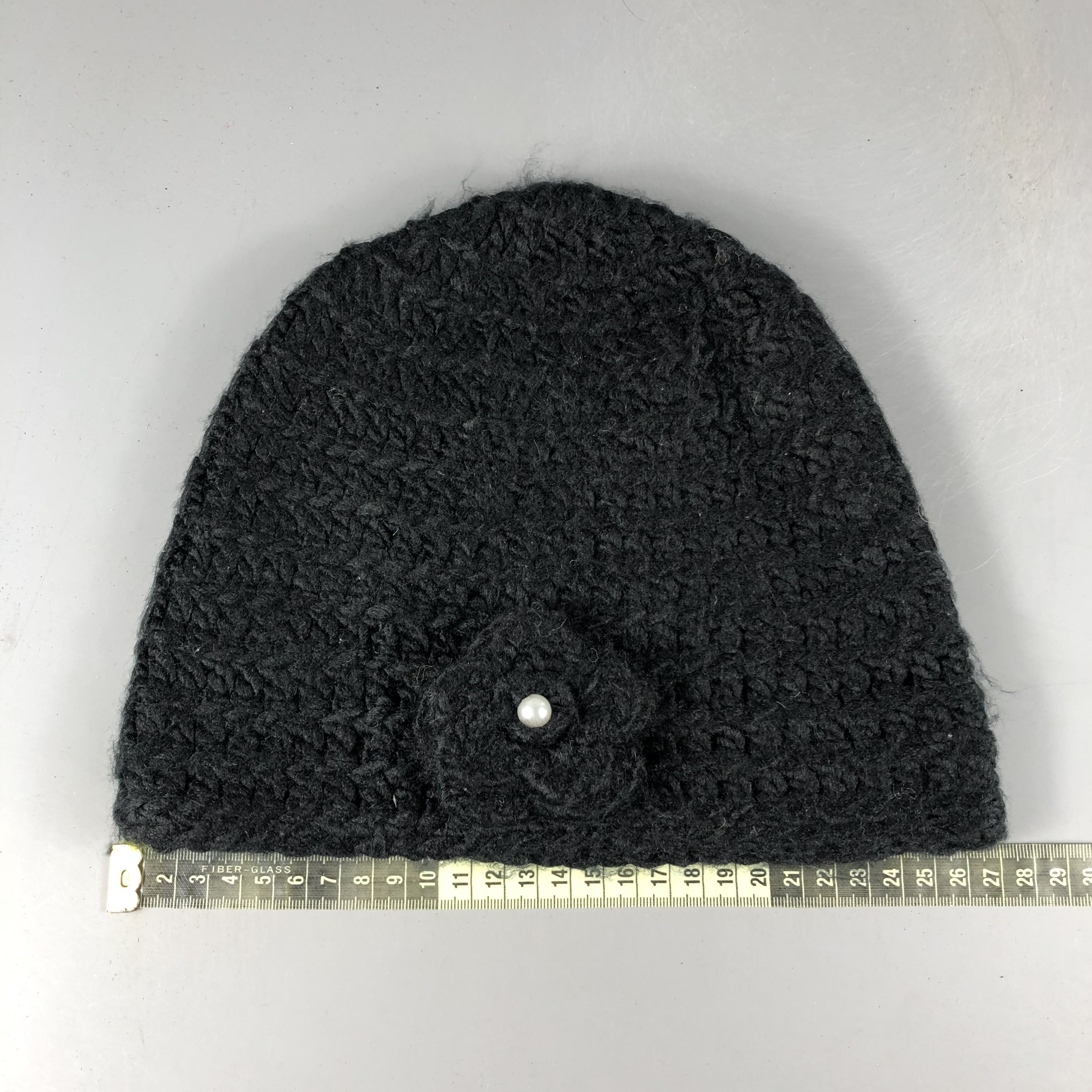 Japanese Brand × Vintage Womens Japanese Brand Black Beanie Snow Hat Snow Cap -D1071 Size ONE SIZE - 4 Thumbnail