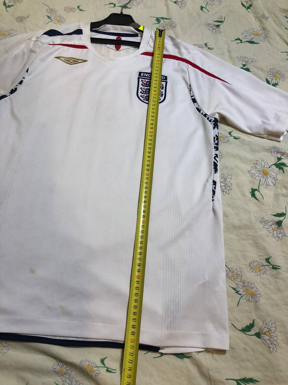 Umbro ENGLAND 2007 2009 HOME FOOTBALL SHIRT SOCCER JERSEY Size US M / EU 48-50 / 2 - 12 Thumbnail