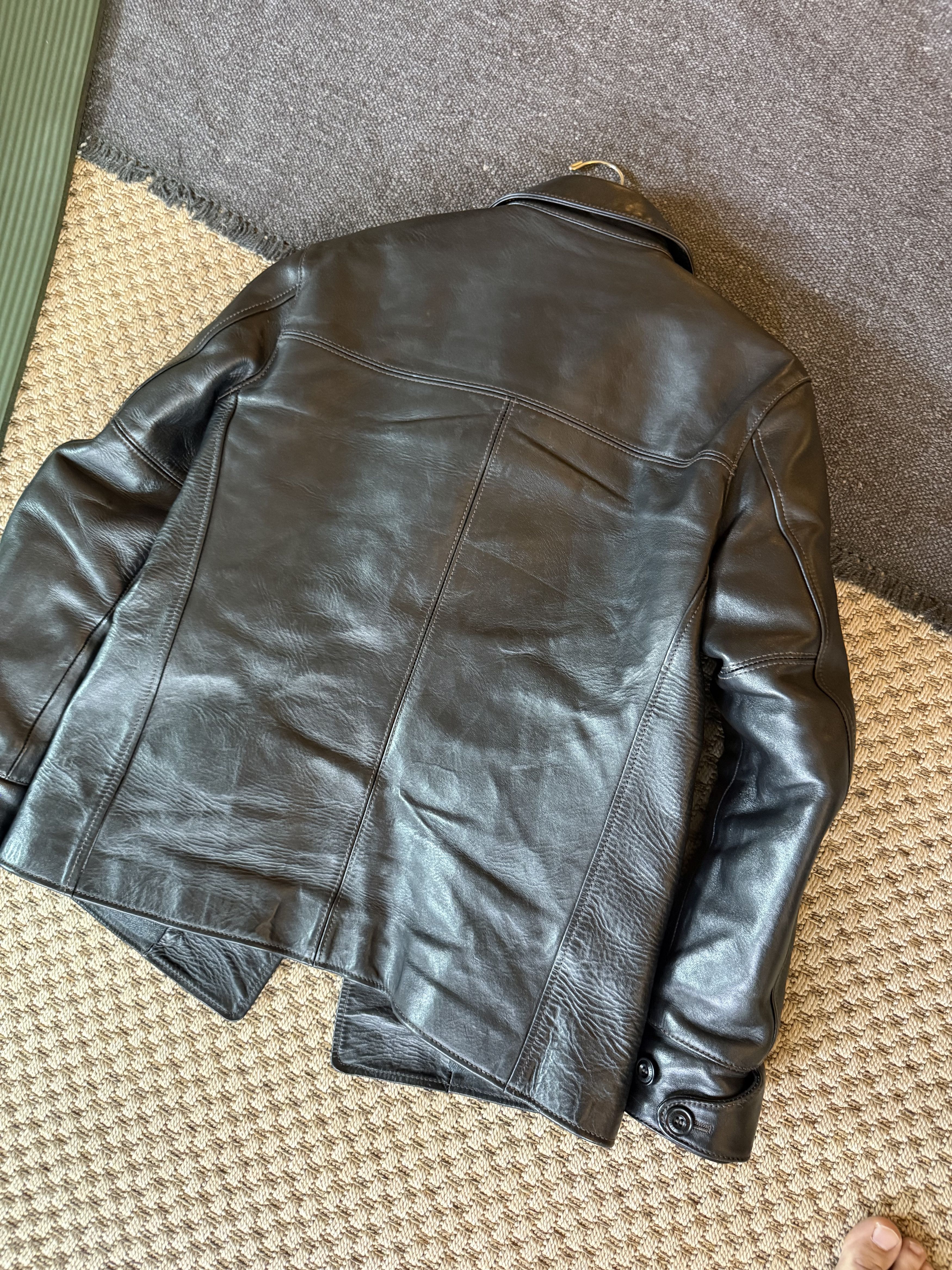 Y'2 Leather Y2 Leather Car Coat ECO HORSEHIDE SIZE 42 Size US L / EU 52-54 / 3 - 2 Thumbnail