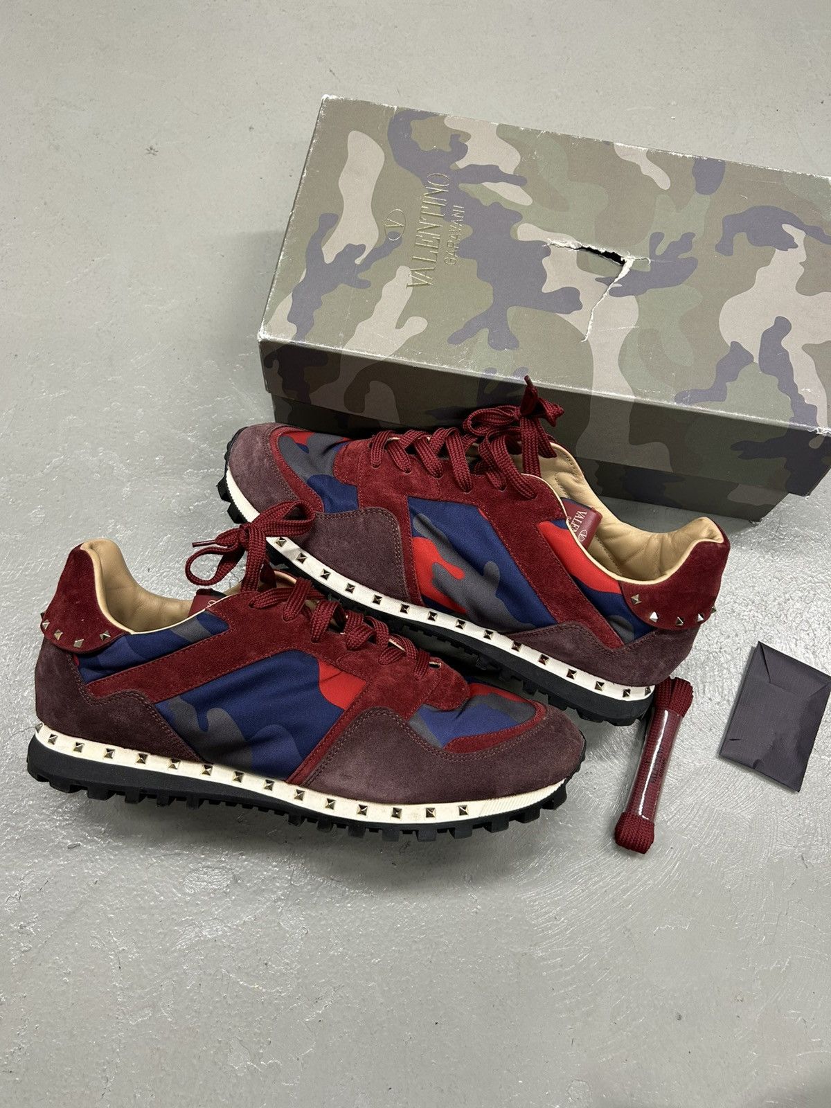 Valentino Valentino rock runners 11.5 mens 13 womens Size US 11.5 / EU 44-45 - 1 Thumbnail
