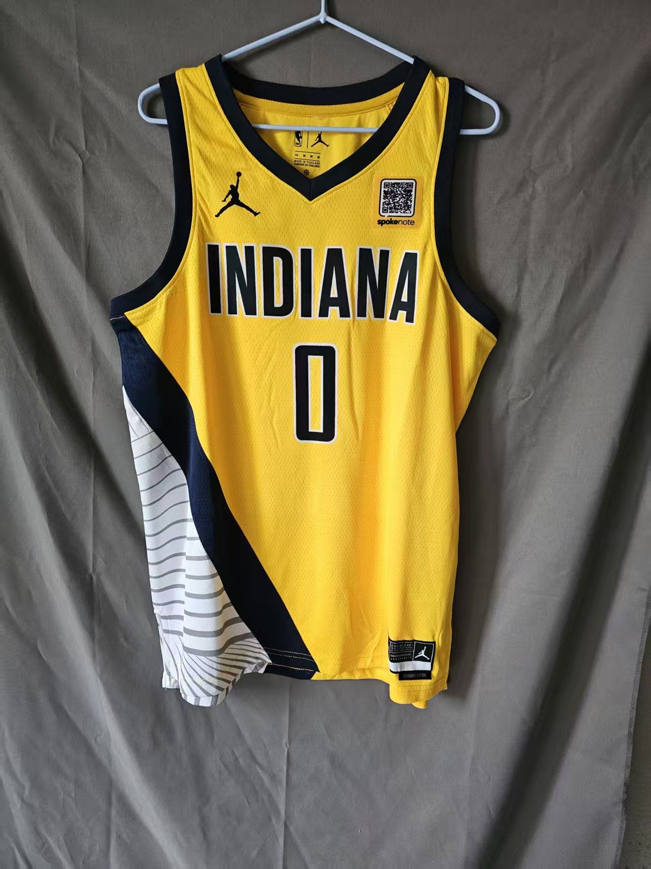 NBA Indiana Pacers 0 Tyrese Haliburton Jersey Size US M / EU 48-50 / 2 - 2 Thumbnail