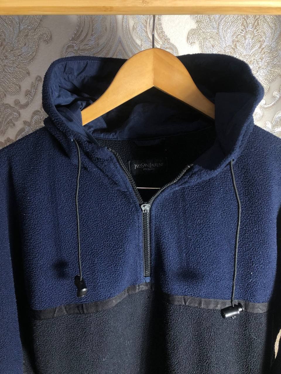 Saint Laurent Paris VINTAGE YVES SAINT LAURENT RETRO HOODIE DESIGNER CASUAL 90s Size US L / EU 52-54 / 3 - 4 Thumbnail