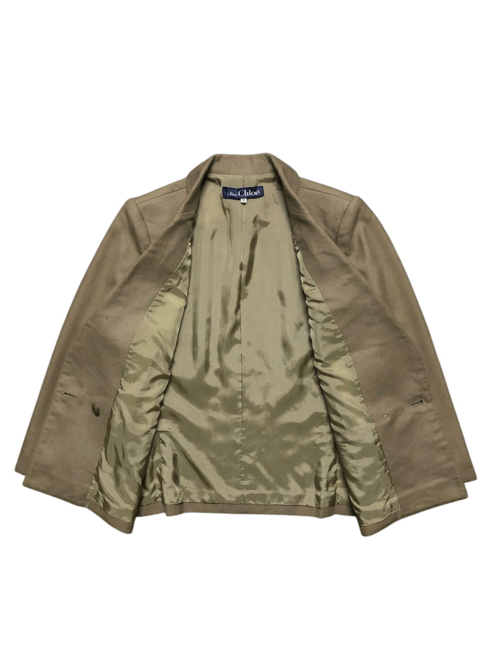 Chloe Miss Chloe Double Breasted Wool Coat Jacket Size XS / US 0-2 / IT 36-38 - 3 Thumbnail