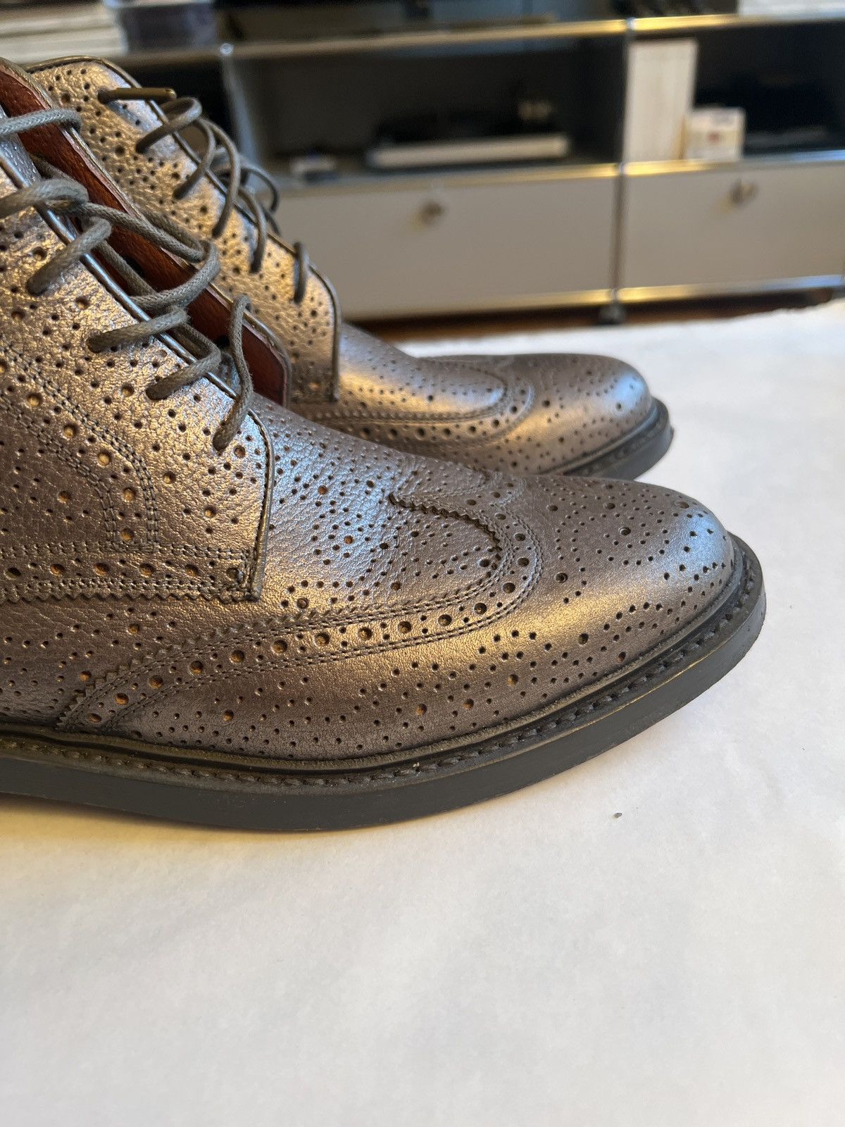 Duckie Brown Florsheim by Duckie Brown Welder Boot in Silver Size US 8 / IT 38 - 15 Thumbnail