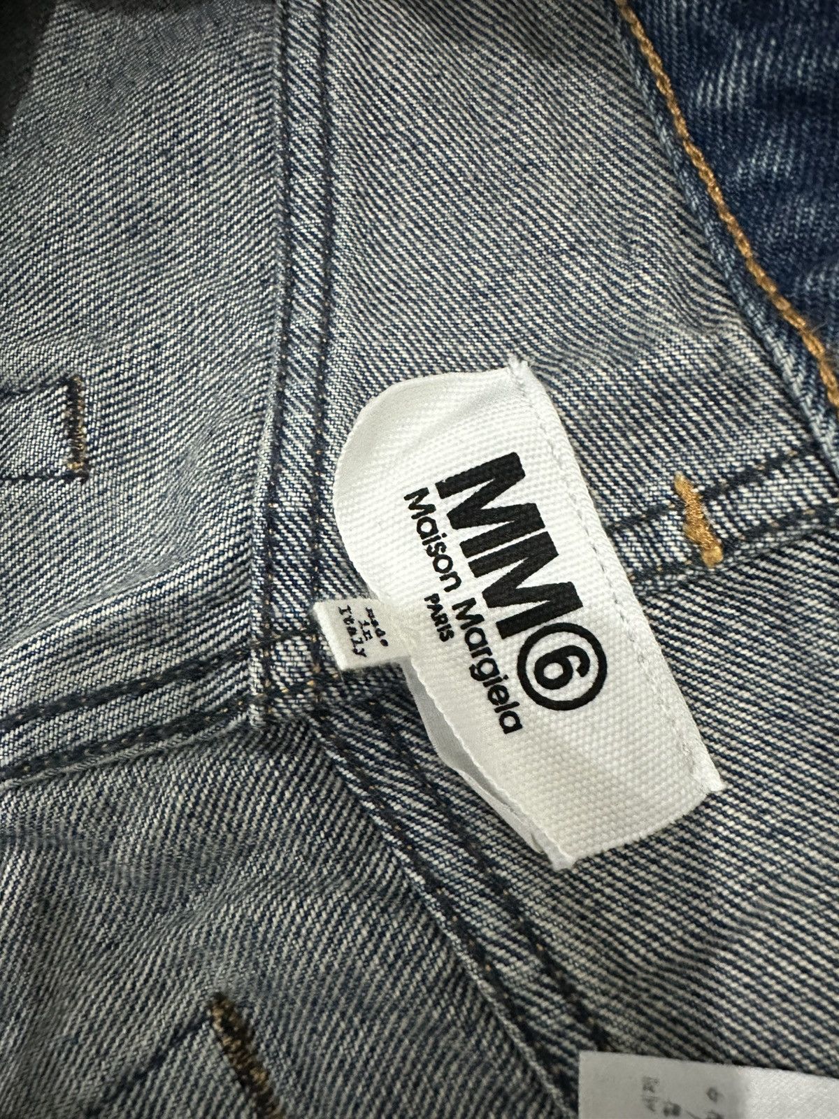 Maison Margiela MM6 Maison Margiela Navy Faded Jeans Size US 26 / EU 42 - 3 Thumbnail