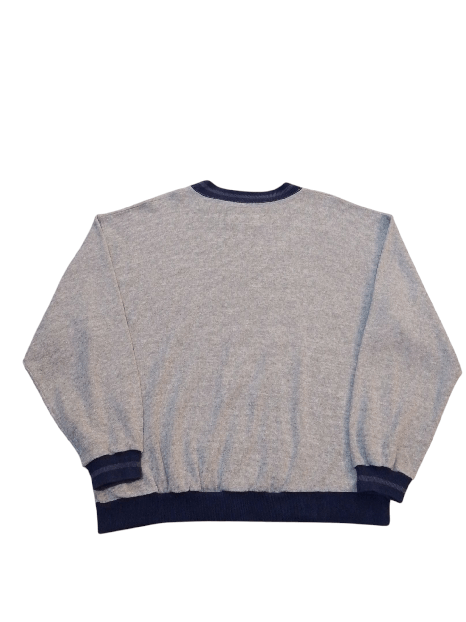 Levi's Vintage Levi’s 1990s Grey Big Logo Acrylic Print Sweater Size US L / EU 52-54 / 3 - 5 Thumbnail