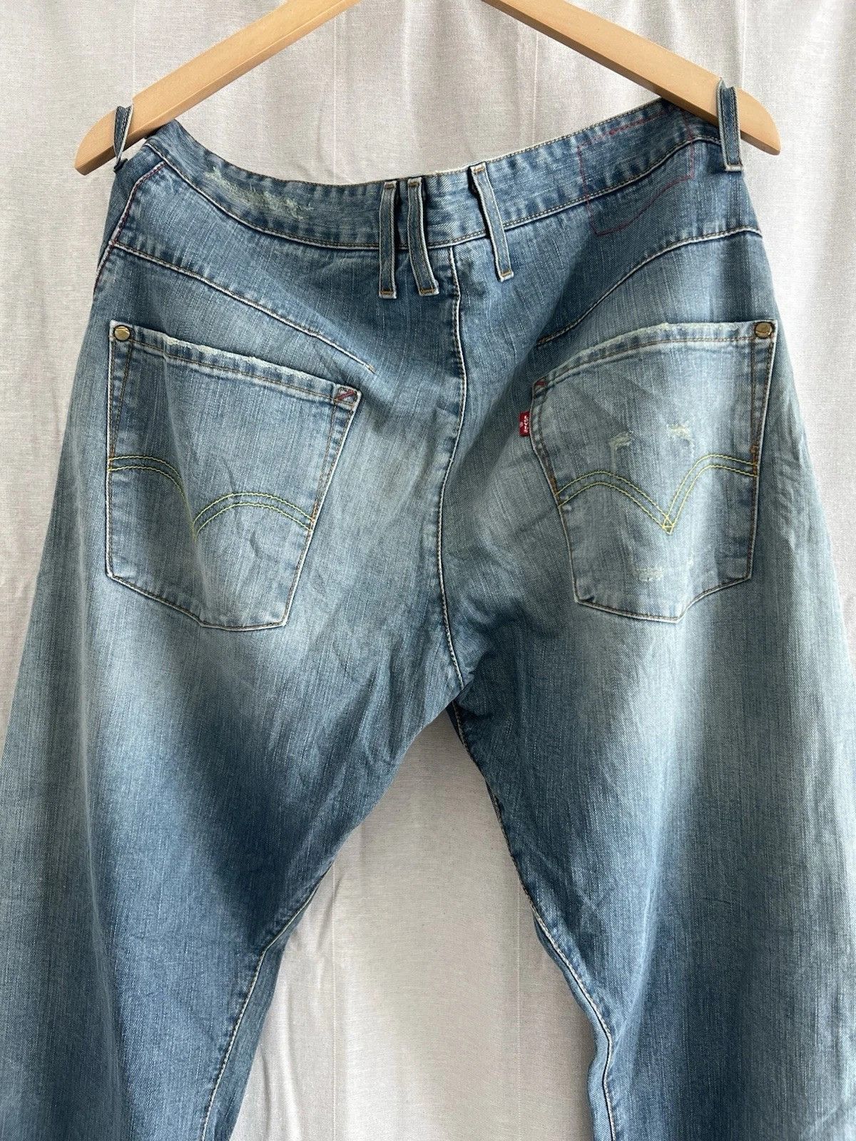 Levi's Levis Engineered Jeans Buckleback Tag W33 Actual 34x31 Size US 33 - 5 Thumbnail
