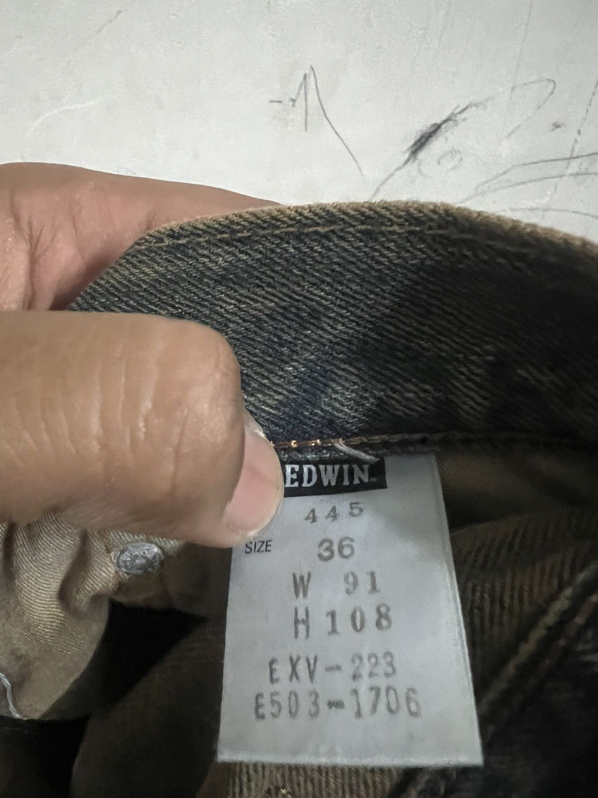 Hysteric Glamour × Japanese Brand × Vintage VINTAGE SALVAGE EDWIN 505 DISTRESSED DENIM PANT Size US 30 / EU 46 - 12 Thumbnail