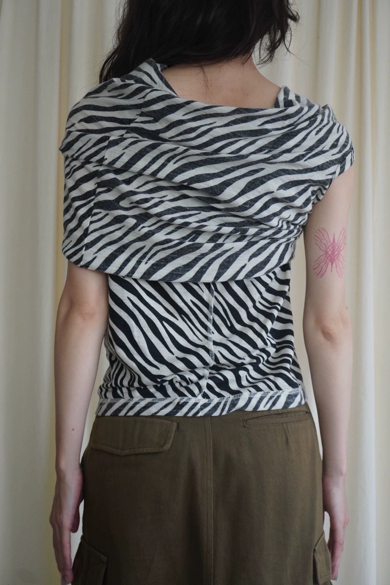 Junya Watanabe Junya Watanabe 2005 Asymmetric Two-Tone Zebra Top S Size S / US 4 / IT 40 - 7 Thumbnail