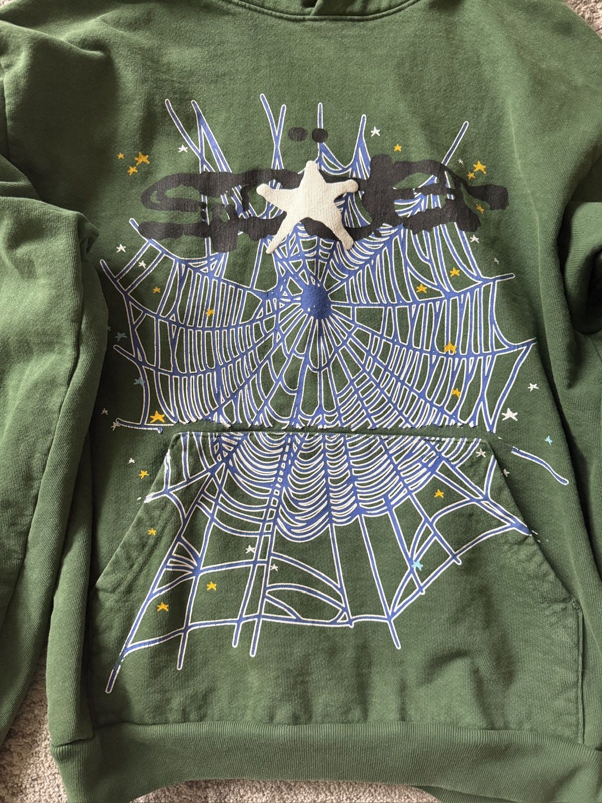 Sp5der Sp5der Hoodie “Hunter Green” Size US M / EU 48-50 / 2 - 2 Thumbnail