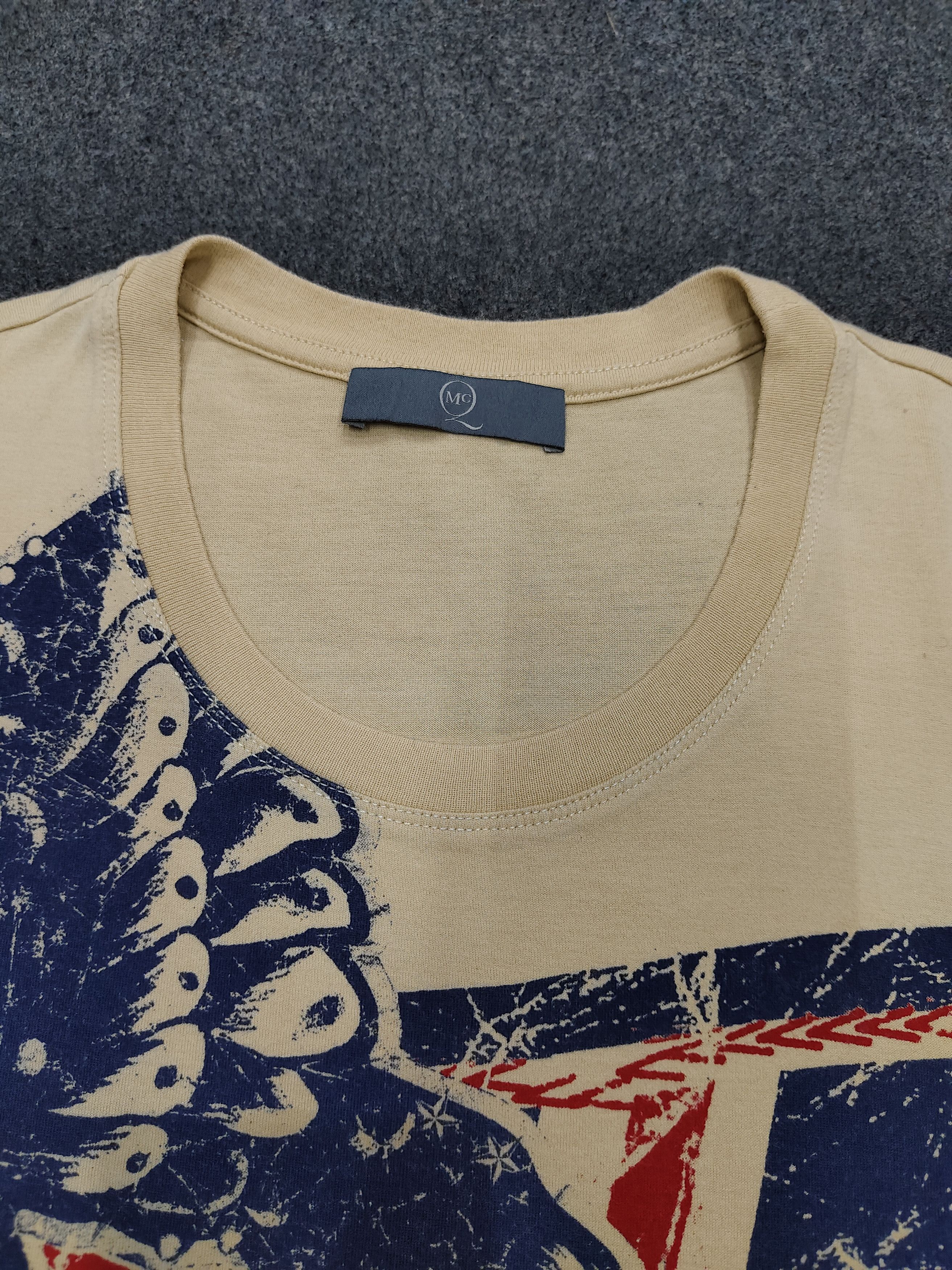 Alexander McQueen Alexander McQueen❤️‍🔥London Punk Union Jack Studded Tshirt Size US L / EU 52-54 / 3 - 5 Thumbnail