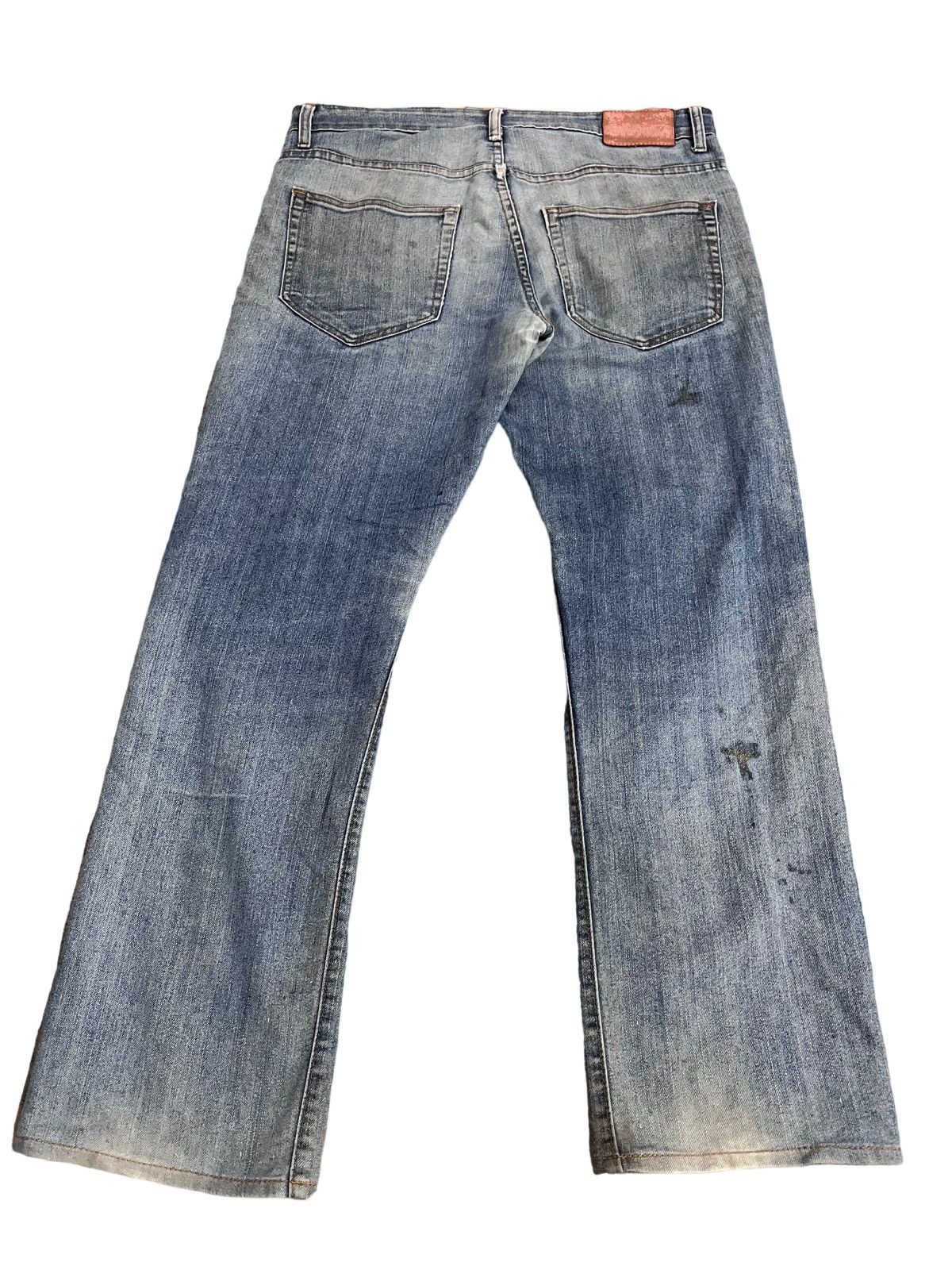 Japanese Brand Vintage AZY Jeans Distressed style jeans Size US 35 - 3 Thumbnail