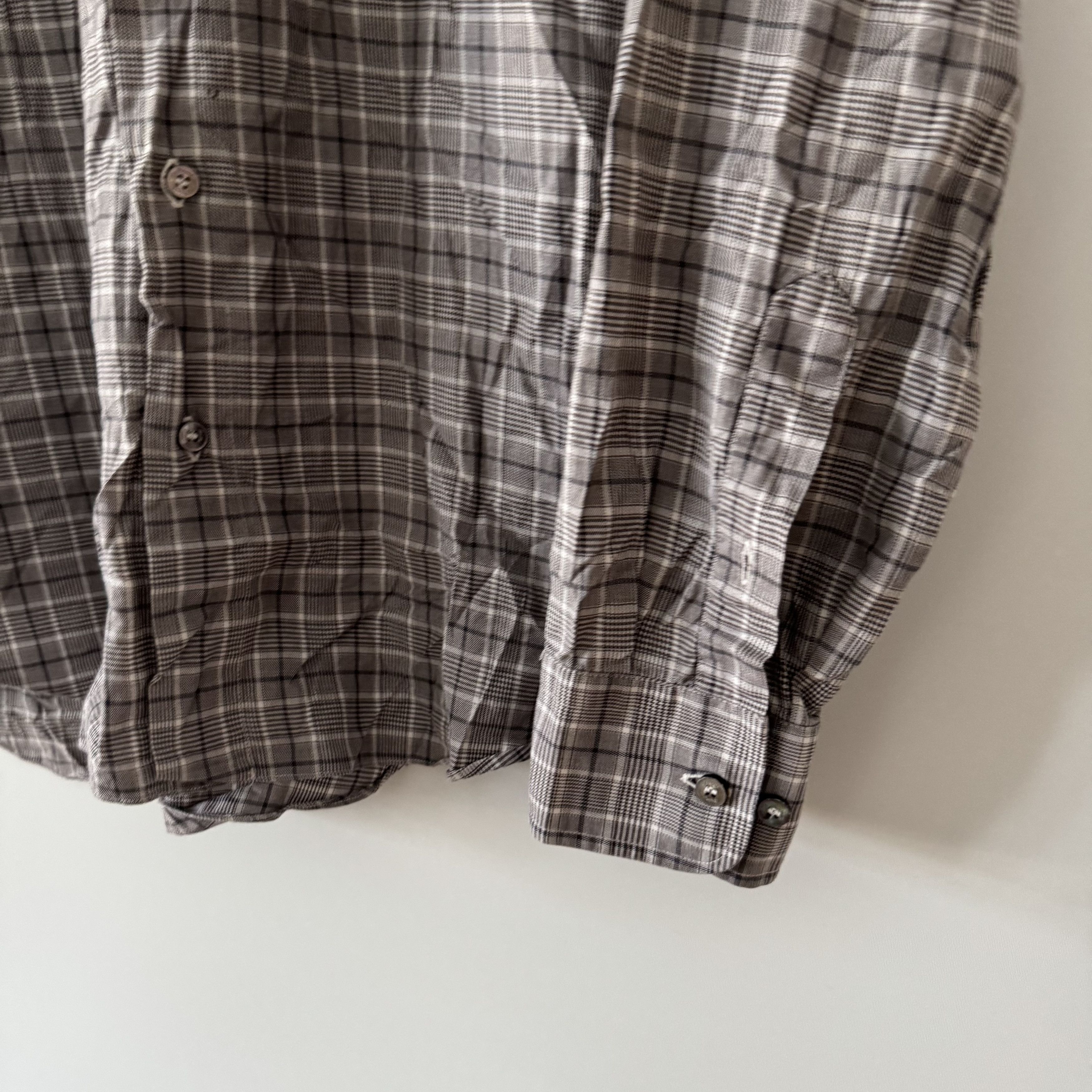 Brioni Men's Brioni Check Casual Button Shirt Size XL Size US XL / EU 56 / 4 - 8 Thumbnail