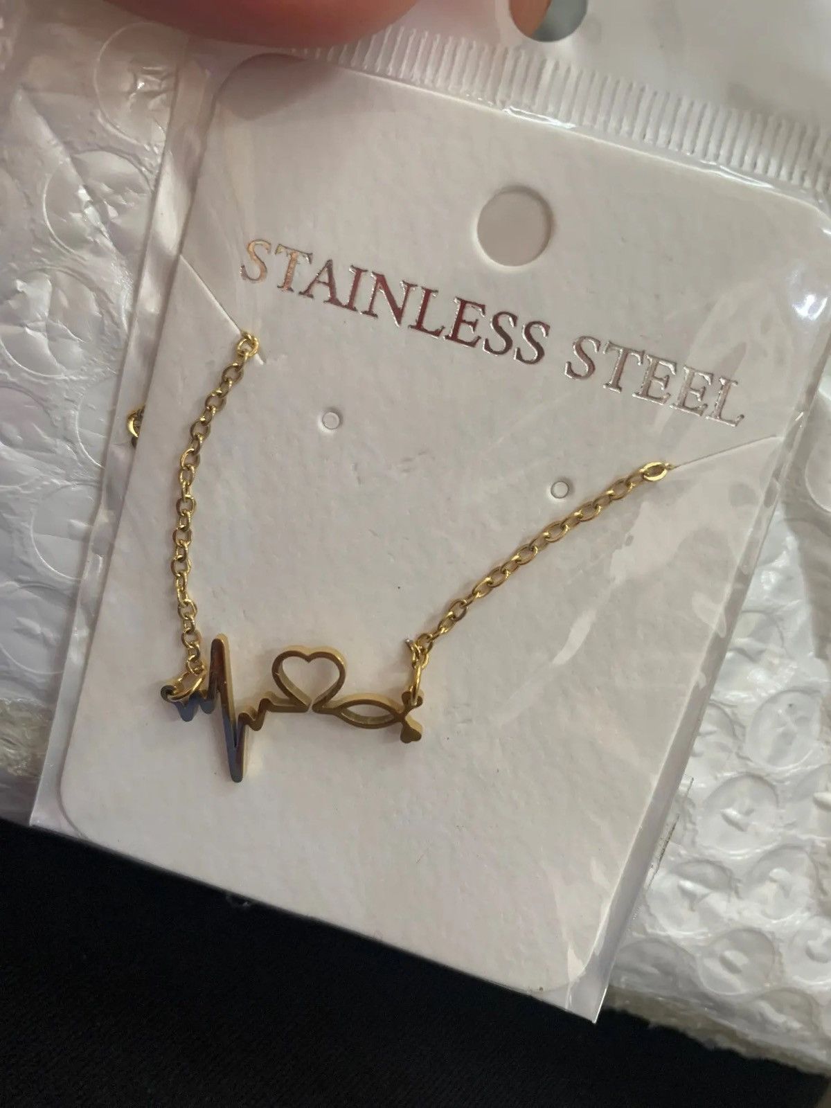 Jewelry Stethoscope Heartbeat Best Necklace Women Love Heart Size ONE SIZE - 5 Thumbnail