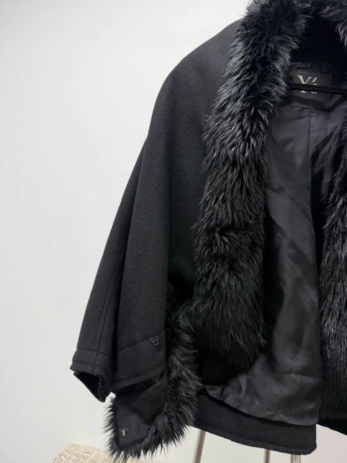 Yohji Yamamoto yohji yamamoto y's Fur Collar Cape Coat K20 Size US M / EU 48-50 / 2 - 3 Thumbnail