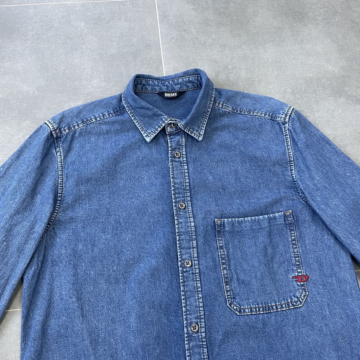 Diesel Diesel Button Shirt Size L Size US L / EU 52-54 / 3 - 8 Thumbnail
