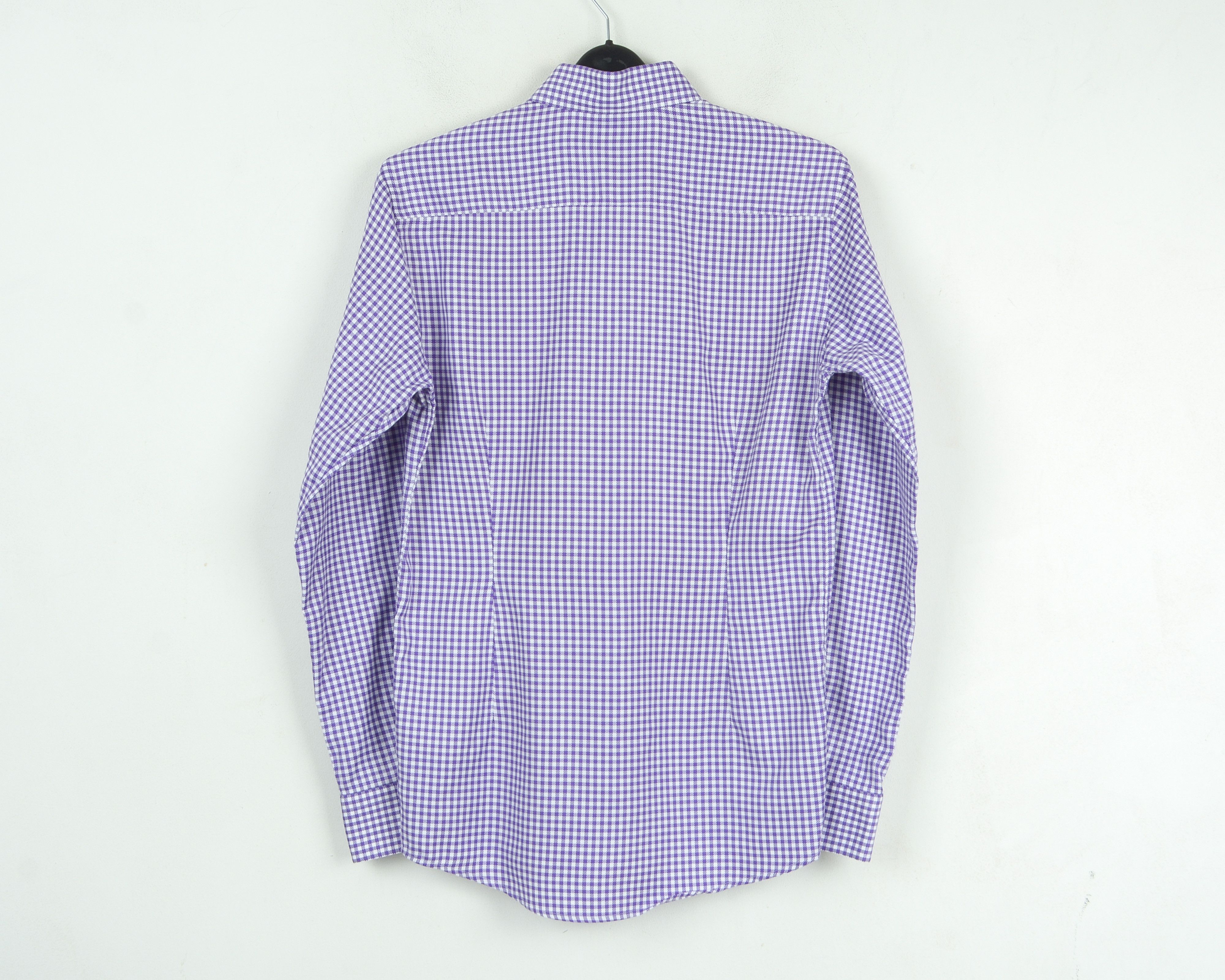 Eton 39 Slim Fit Button Up Over Shirt Long Sleeved Check Plaid M Size US M / EU 48-50 / 2 - 4 Thumbnail