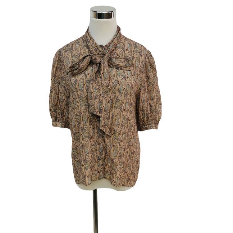 Celine Celine Paisley Tie Neck Blouse Size 38 Size S / US 4 / IT 40 - 1 Thumbnail