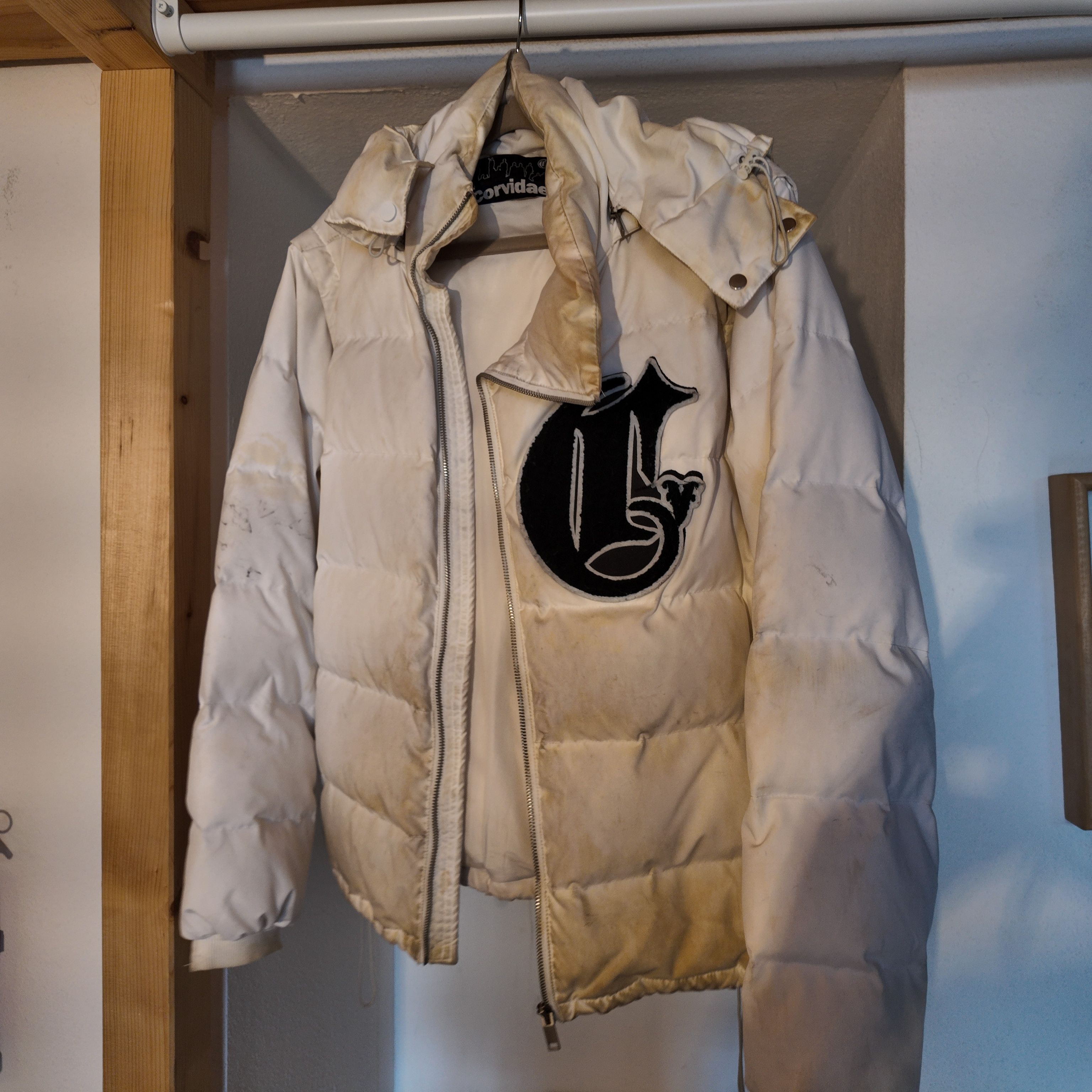 Other Corvidae White Puffer Jacket Size M - Used - Needs Cleaning Size US M / EU 48-50 / 2 - 2 Thumbnail