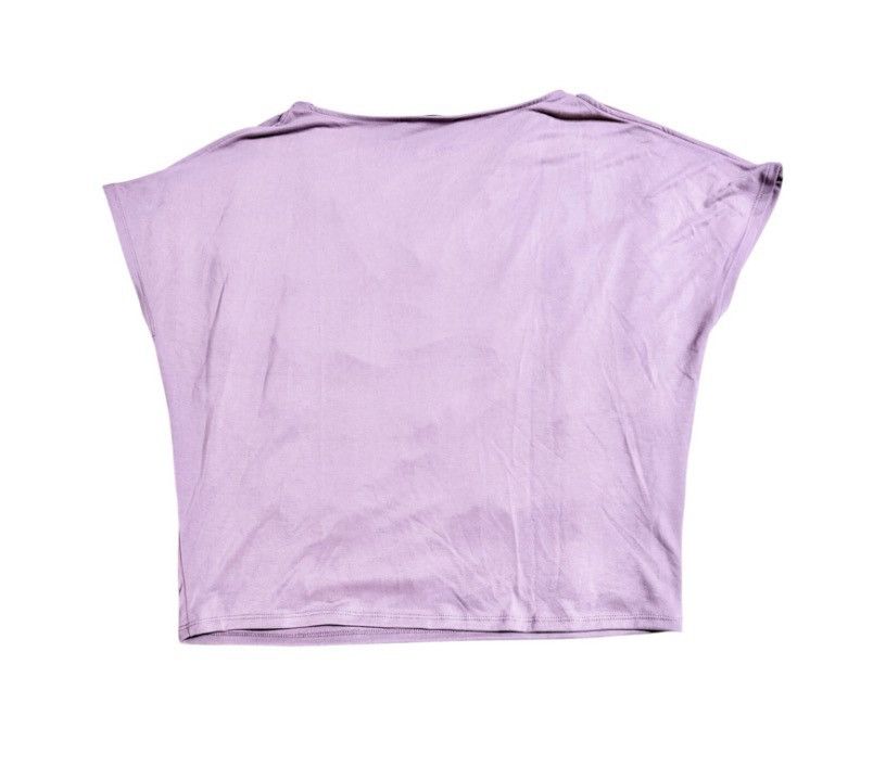 White House Black Market White House Black Market Cold Shoulder Drape Neck Top Pink Size L / US 10 / IT 46 - 2 Thumbnail