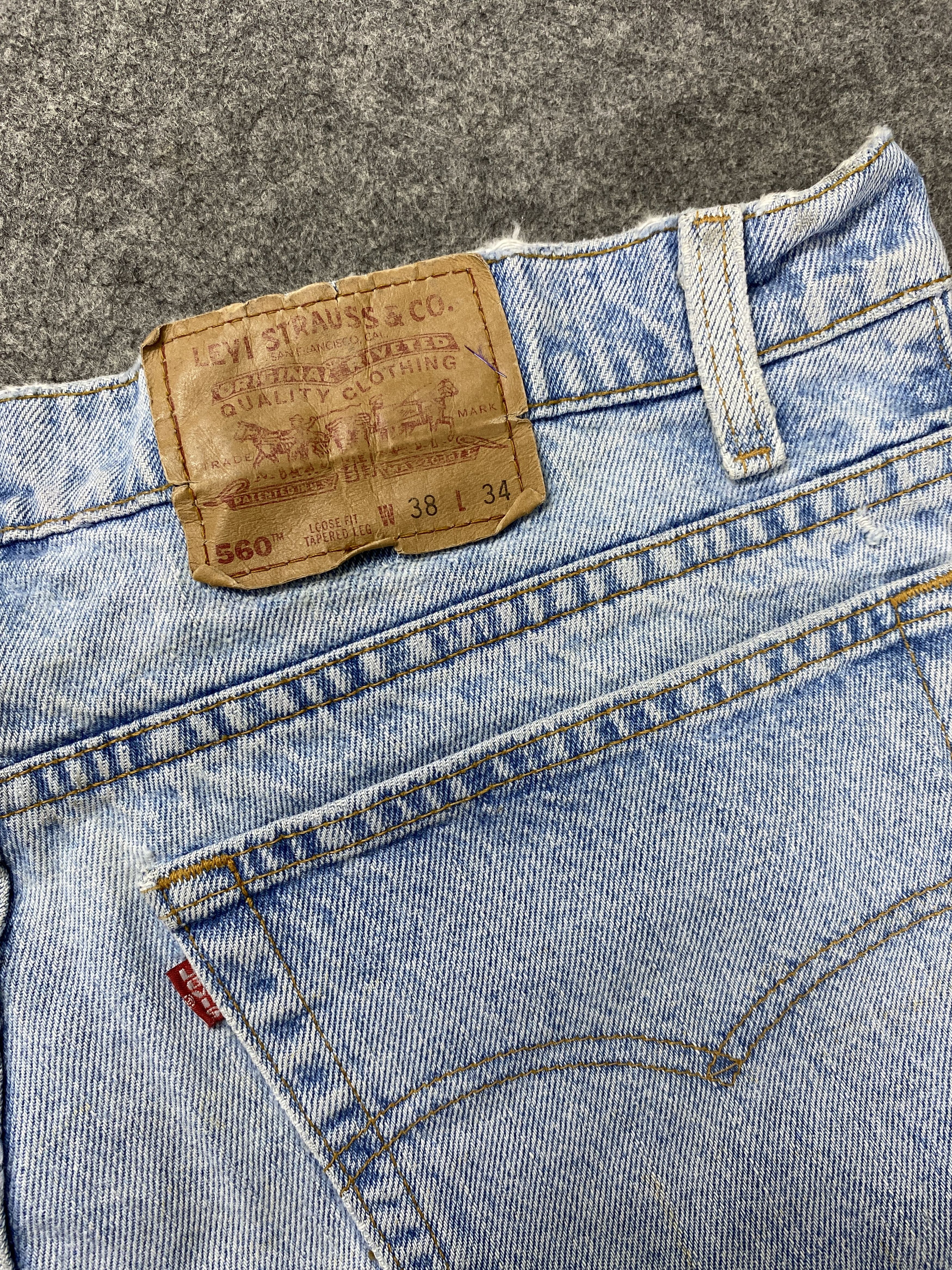 Japanese Brand Light Blue Wash Vintage Levi's 560 36x33 Denim -JN2383 Size US 36 / EU 52 - 9 Thumbnail