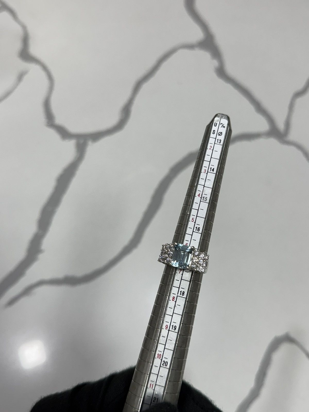 Jewelry Fessenden & Co. silver ring with aquamarine & topaz gems Size ONE SIZE - 17 Thumbnail