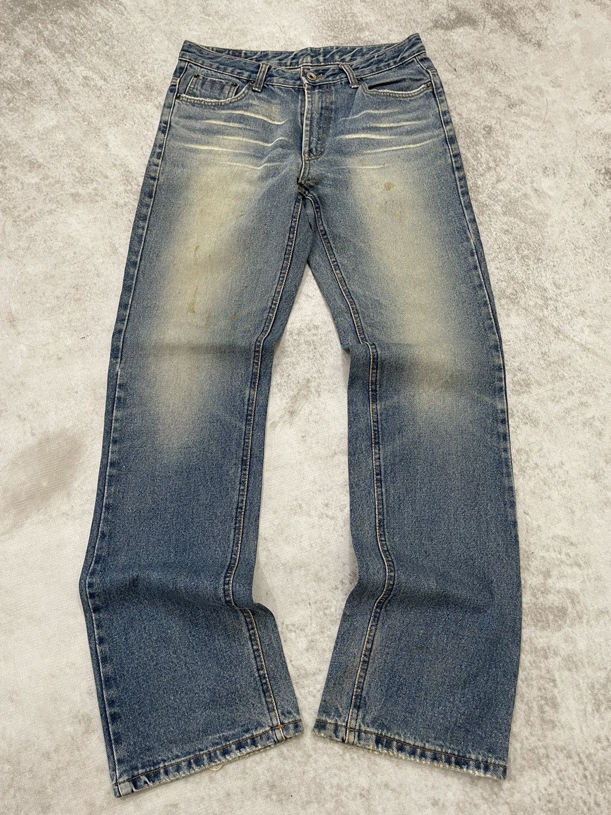 Hysteric Glamour × If Six Was Nine × Le Grande Bleu (L.G.B.) 2000s jexy japan flared acid wash dirty denim y2k style Size US 30 / EU 46 - 1 Thumbnail