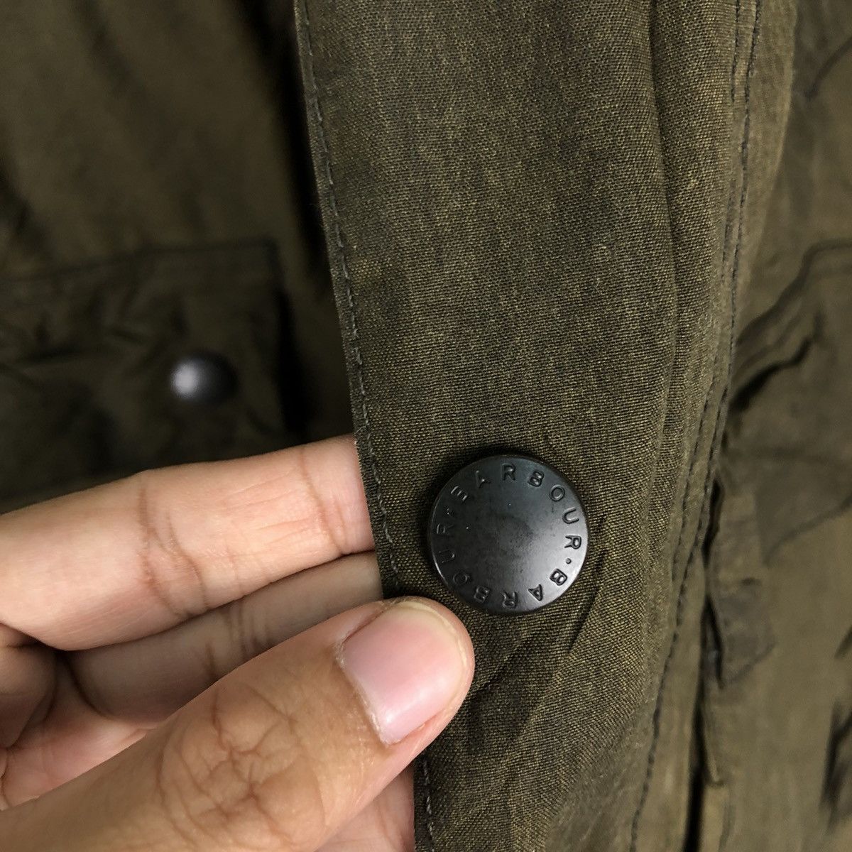 Barbour 📌Hunting Jacket Wax Barbour Blanket Tartan Multi Pocket Size US M / EU 48-50 / 2 - 17 Thumbnail
