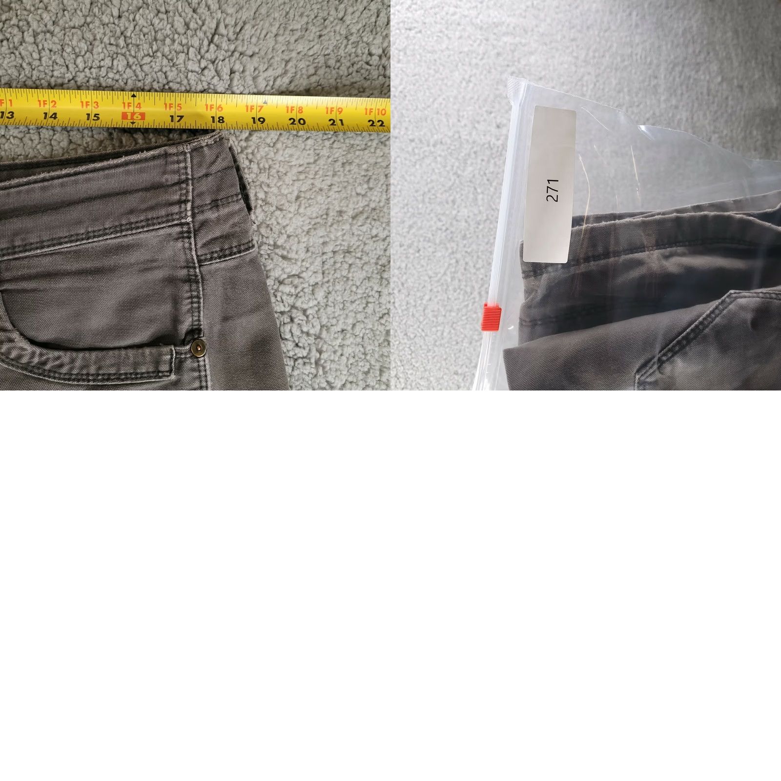 Eddie Bauer Eddie Bauer Jeans Shorts Men 36 Gray Brown Dyed Distressed Denim Biker Vintage: No (adjusted) Size US 36 / EU 52 - 8 Thumbnail