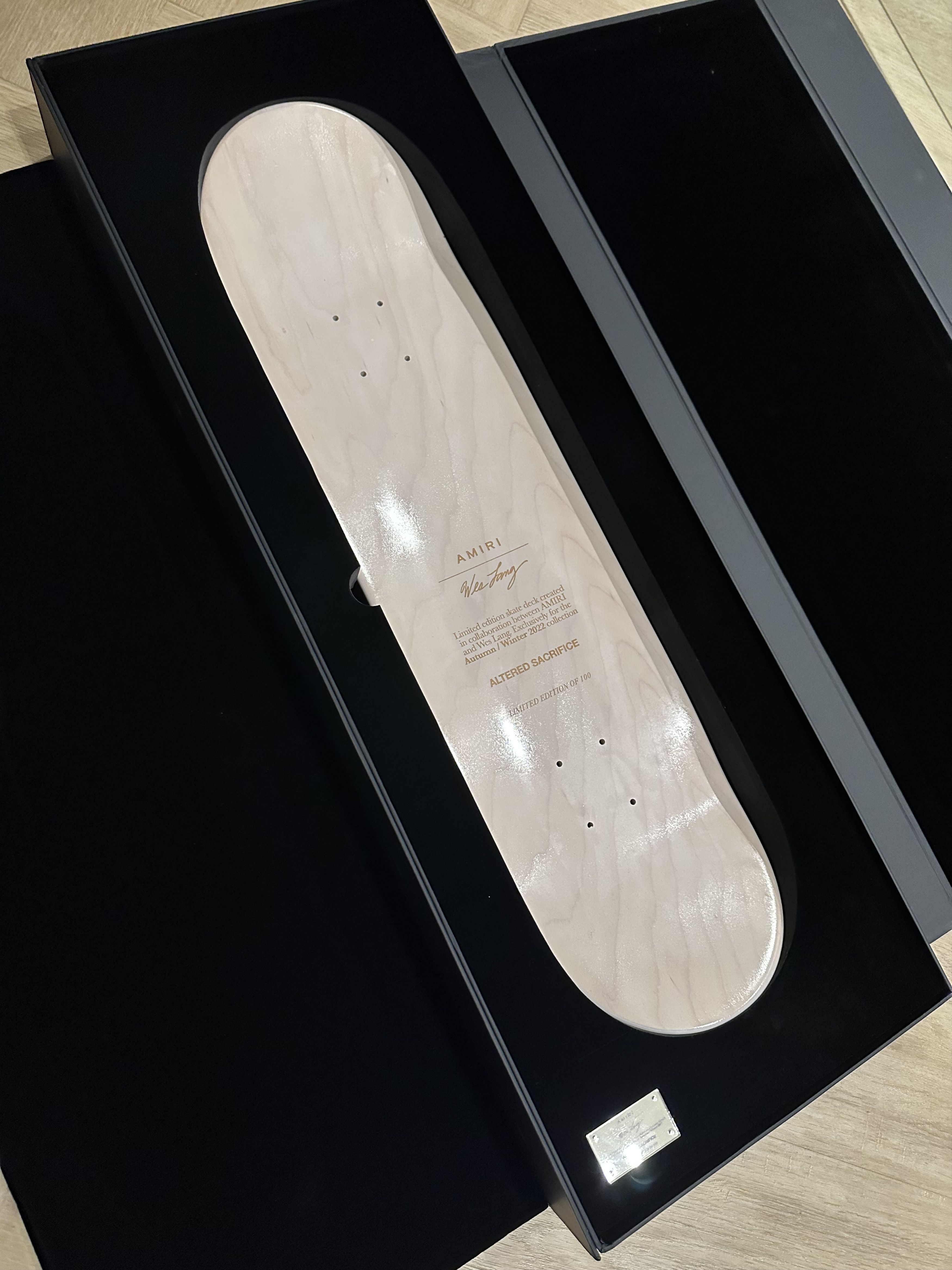 Amiri × Wes Lang Amiri x Wes Lang Altered Sacrifice Skate Deck Size ONE SIZE - 5 Thumbnail