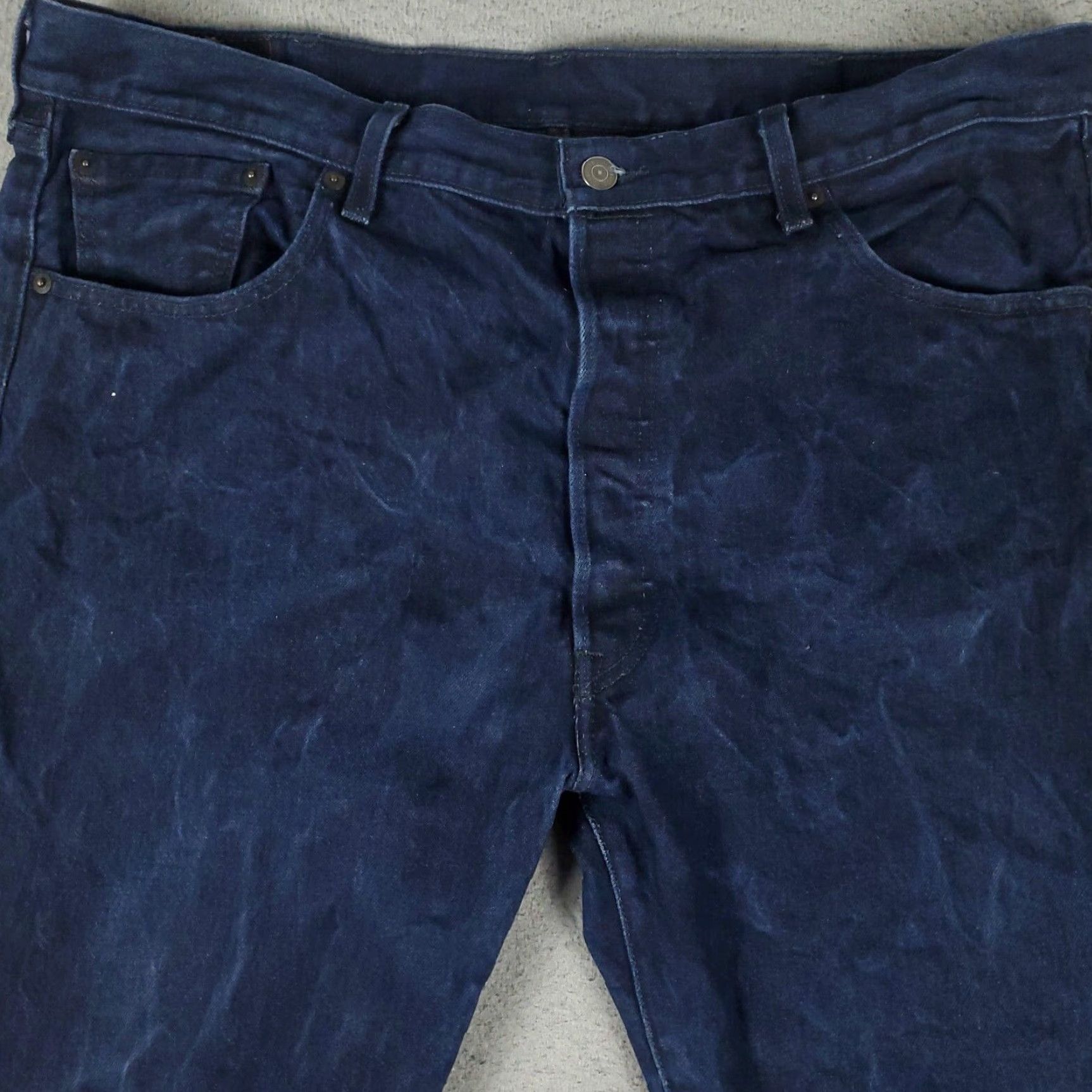 Levi's Levis 501 Jeans Mens 40x31 Blue Straight Leg Denim Pants Size US 40 / EU 56 - 2 Thumbnail