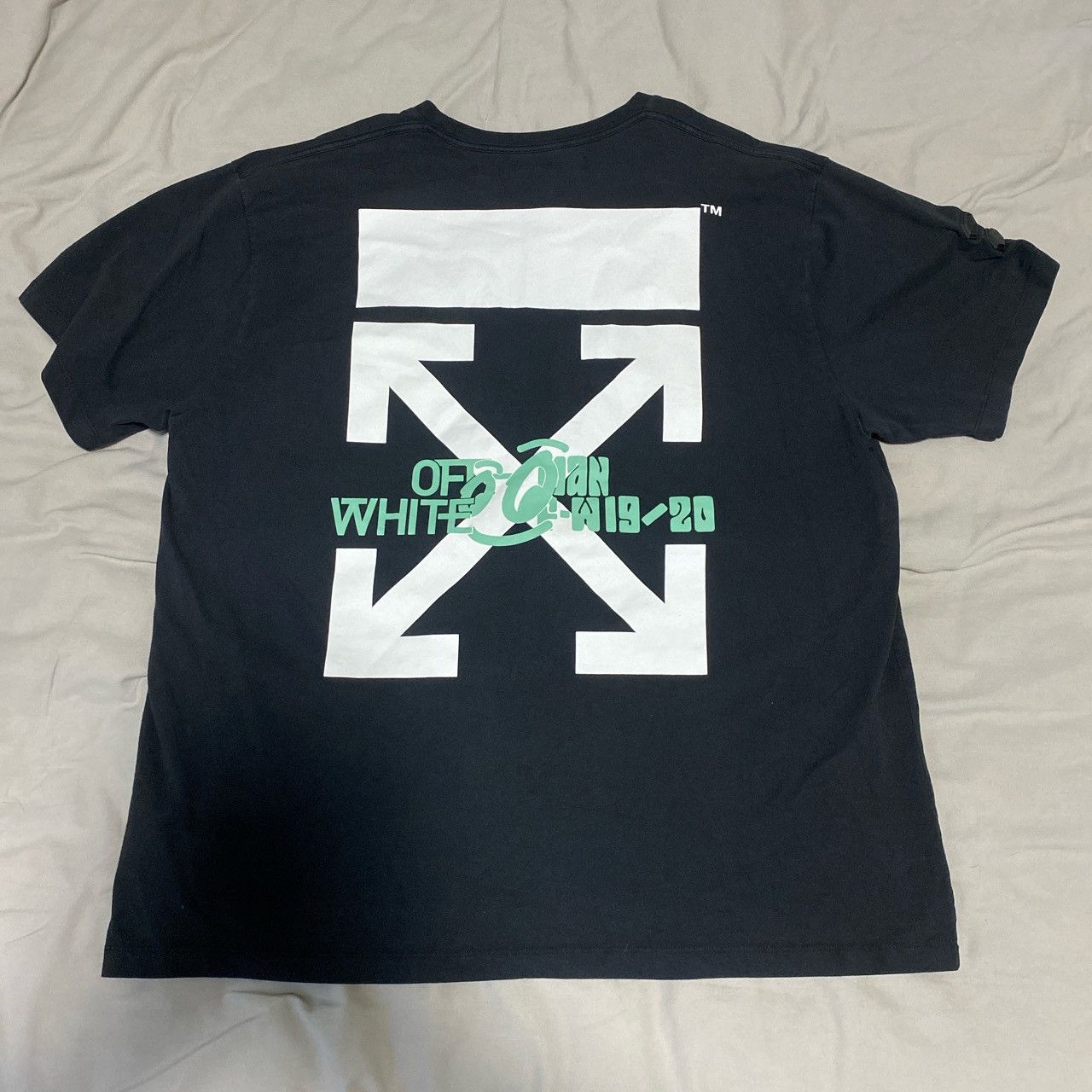 Off White Waterfall Tee | Grailed