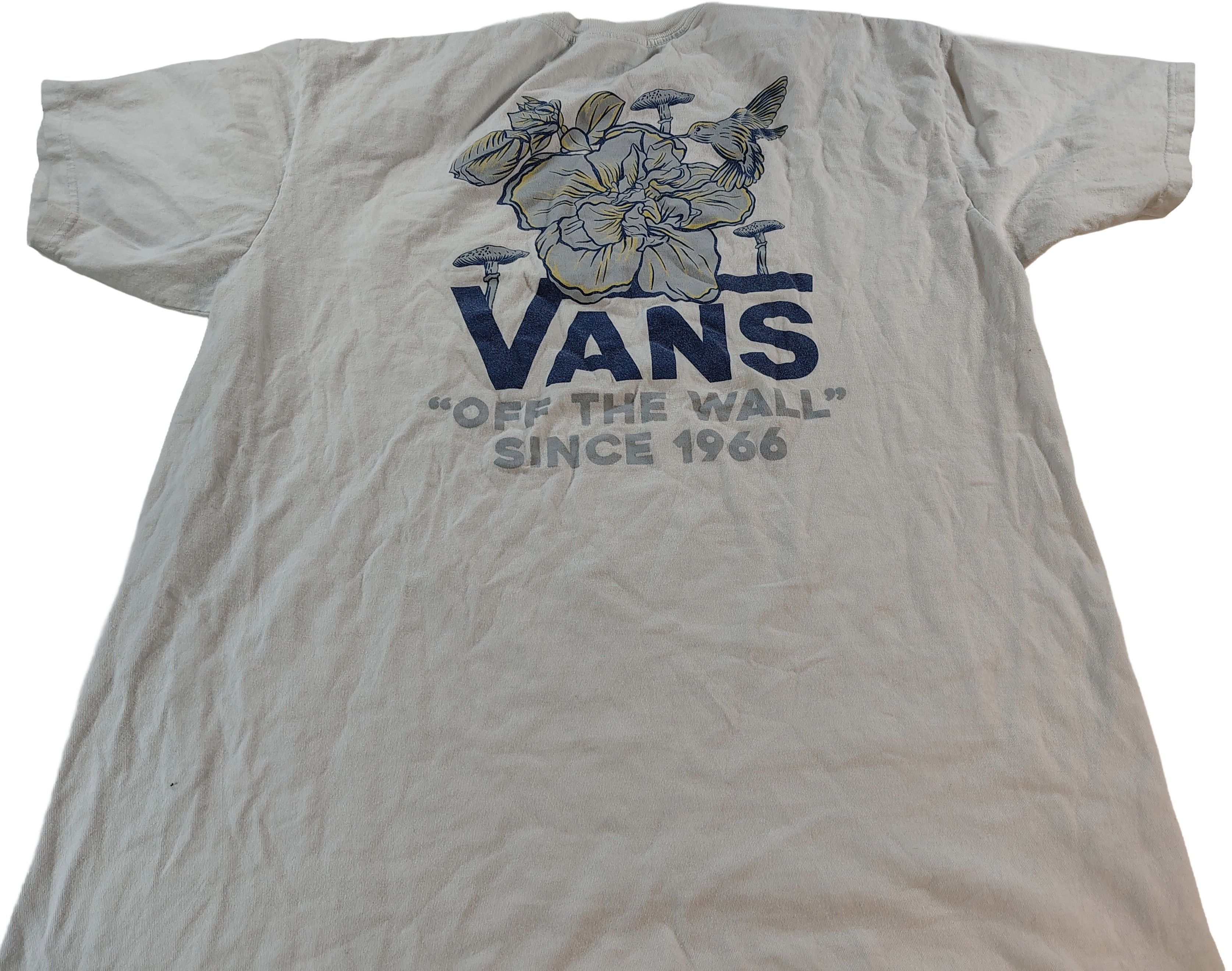 Vans Men's Large White Vans Off The Wall Since 1966 T-Shirt Size US L / EU 52-54 / 3 - 1 Thumbnail