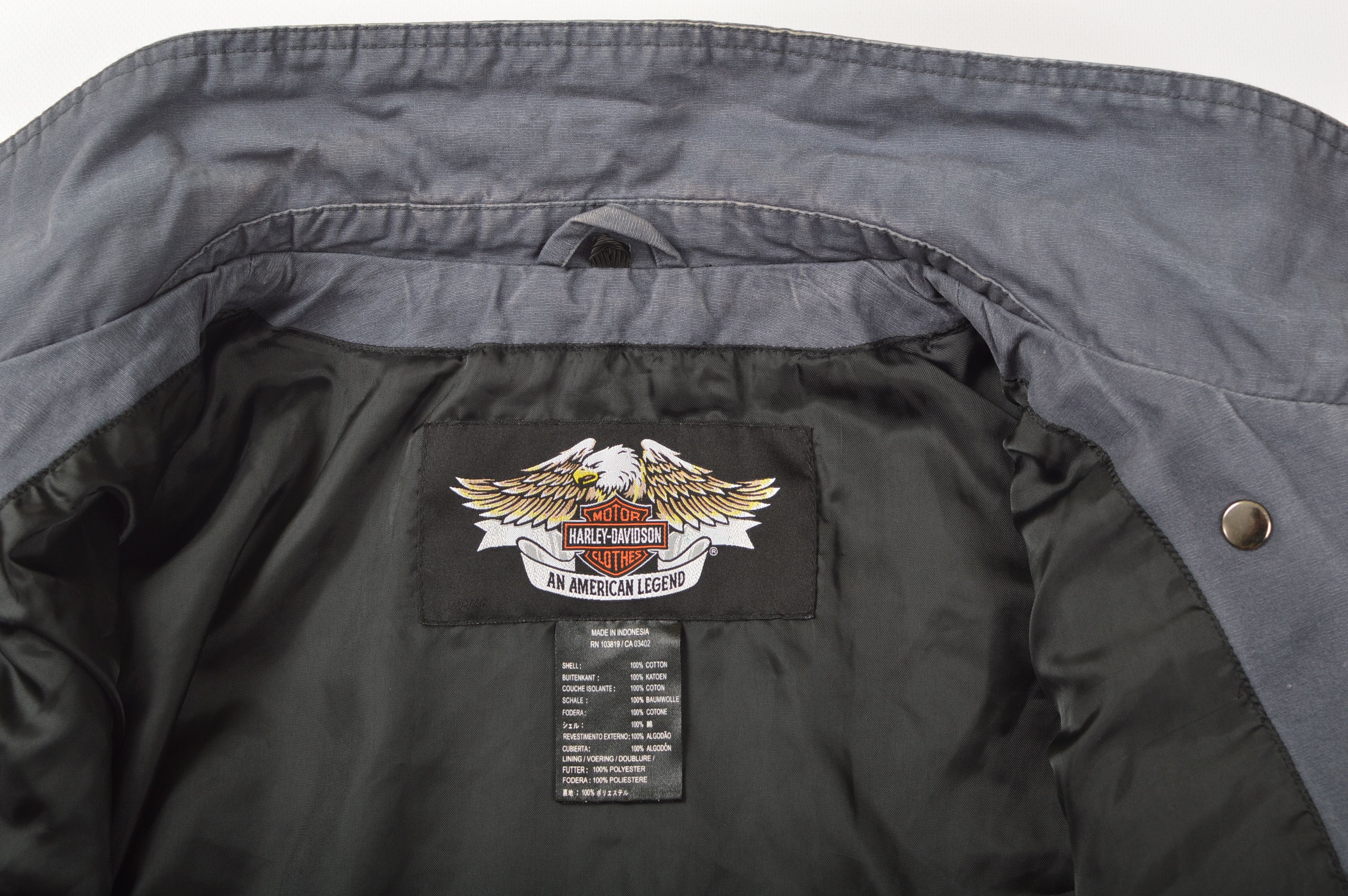 Harley Davidson Harley Davidson Vintage Big Back Logo Jacket Size US XXL / EU 58 / 5 - 5 Thumbnail