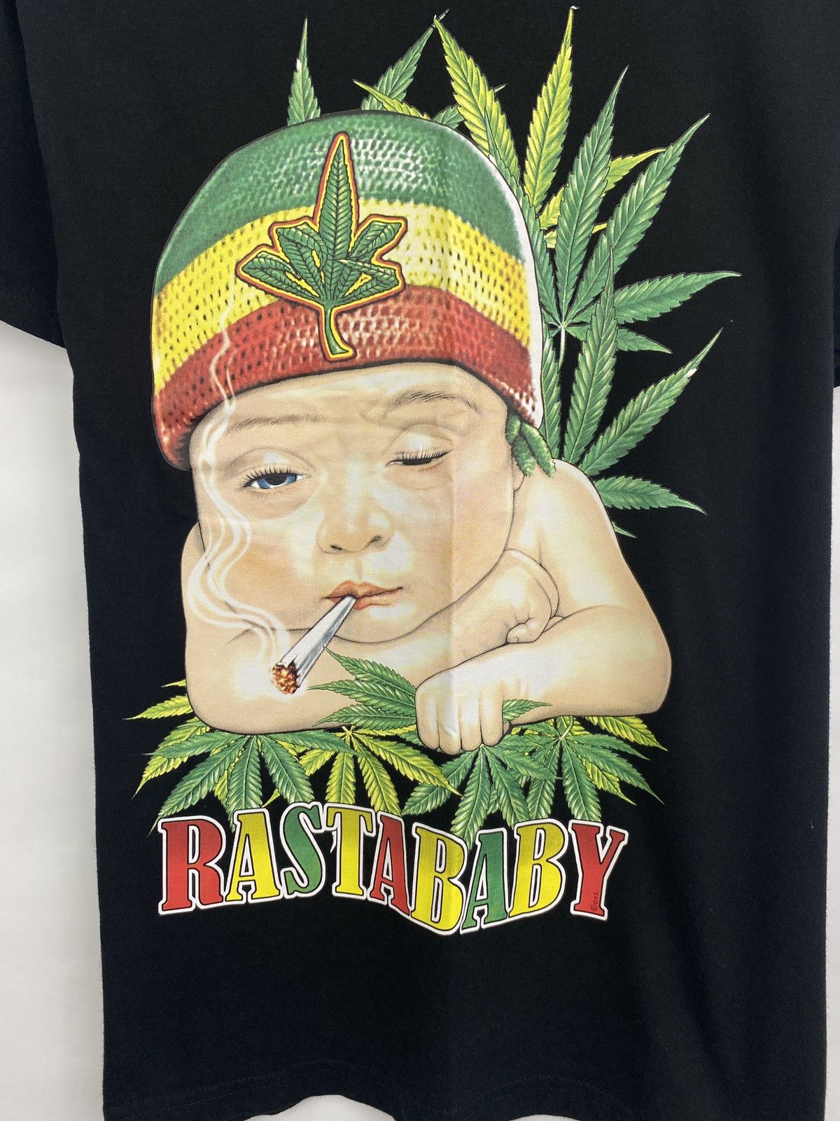 Other 🇯🇲 Vintage Y2K Rasta Baby Humor T-Shirt Rare Retro Hype Size US S / EU 44-46 / 1 - 4 Thumbnail