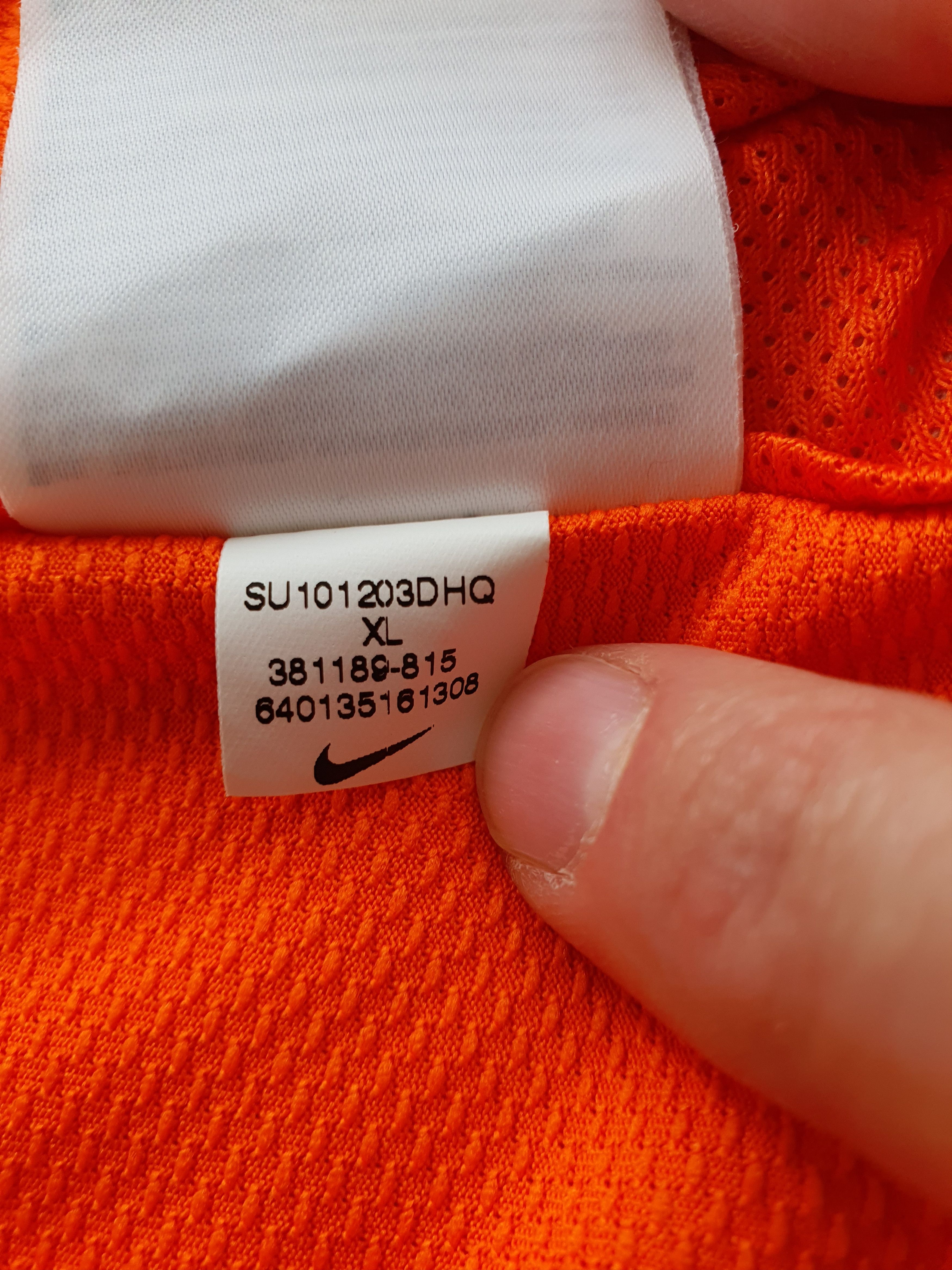 Nike 2010-2011 KNVB Netherlands Home Shirt Jersey - Kid's XL Size US S / EU 44-46 / 1 - 5 Thumbnail