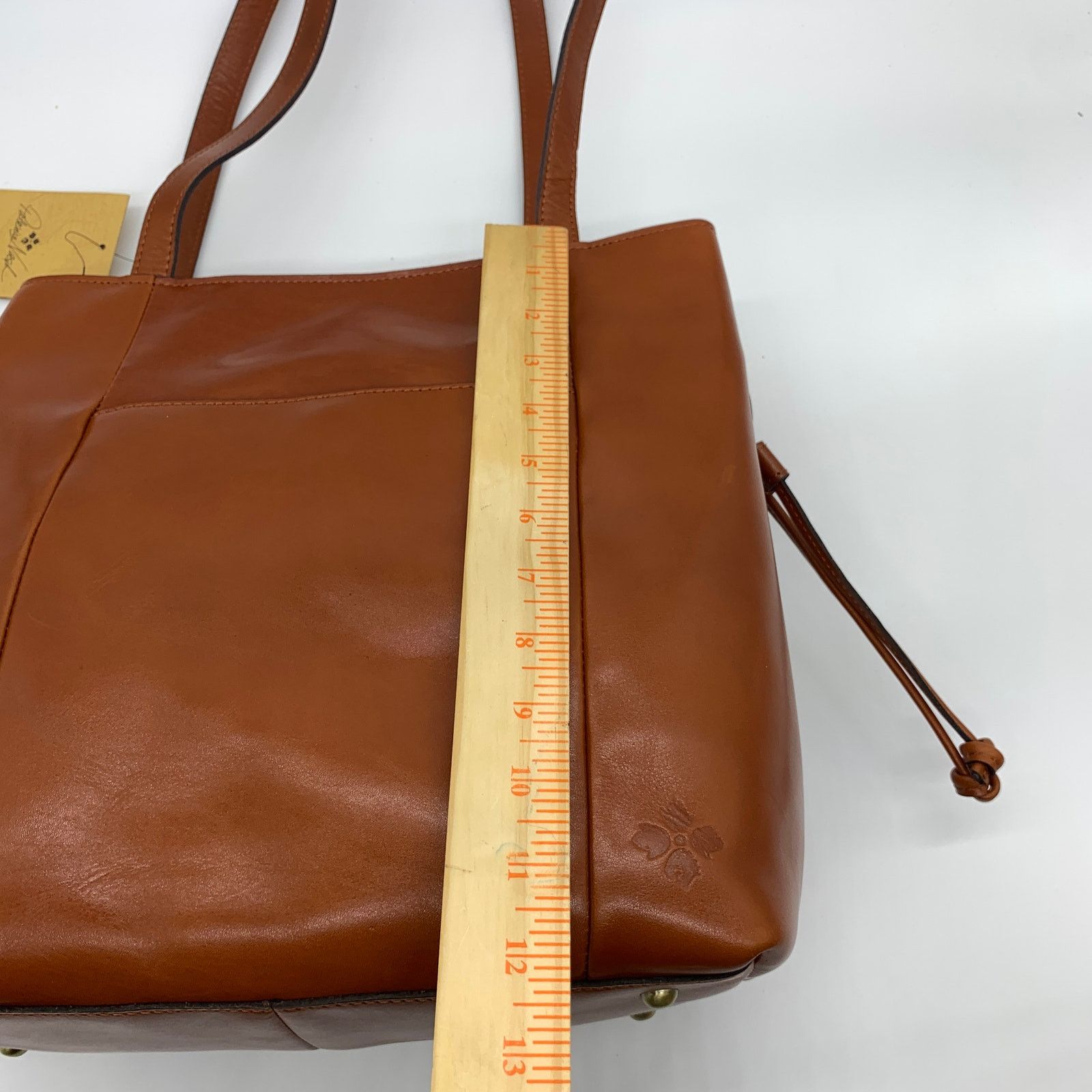 Other Patricia Nash Everton Slouchy Tote Cinnamon Brown Leather Size ONE SIZE - 4 Thumbnail