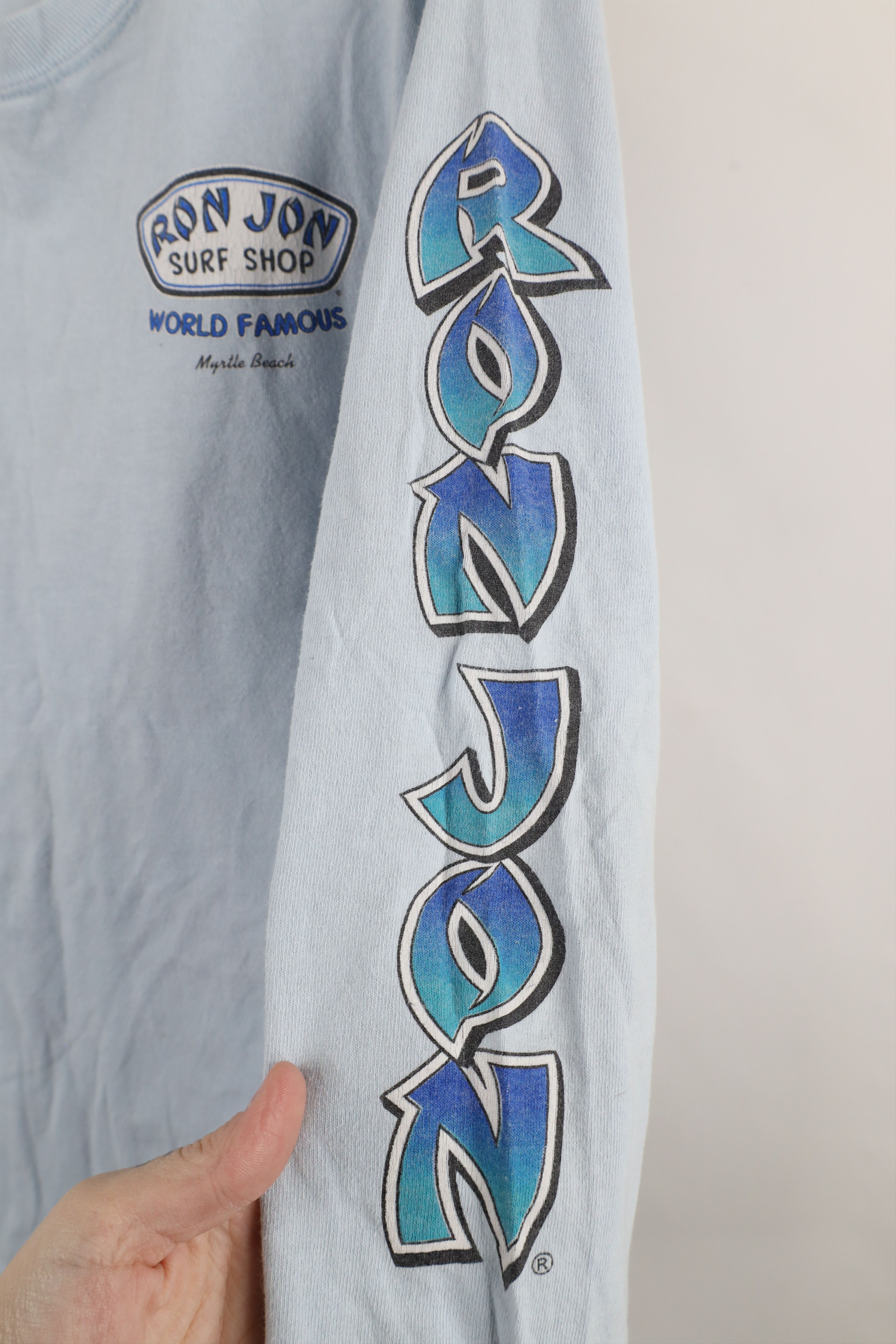 Vintage Vintage Ron Jon Surf Shop Spell Out Long Sleeve T-Shirt Size US S / EU 44-46 / 1 - 9 Thumbnail