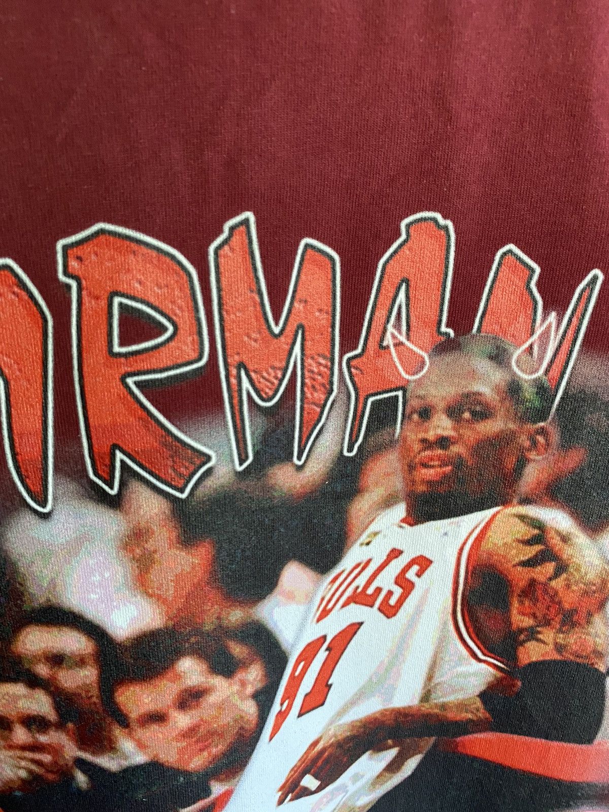 NBA × Rap Tees Dennis Rodman All over print Graphic T Shirt Rap Size US XL / EU 56 / 4 - 6 Thumbnail