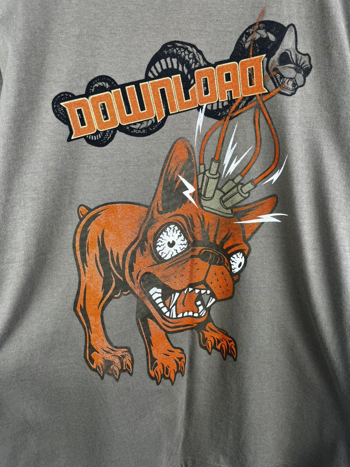 Band Tees Download Festival 2008 Men's T-shirt starworld bulldog kiss Size US L / EU 52-54 / 3 - 4 Thumbnail