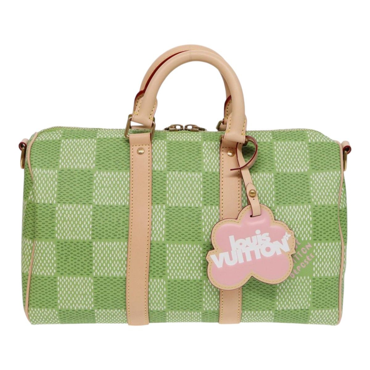 Louis Vuitton Speedy Bandoulière 35 Green Canvas Handbag (Pre-Owned) Size ONE SIZE - 1 Thumbnail