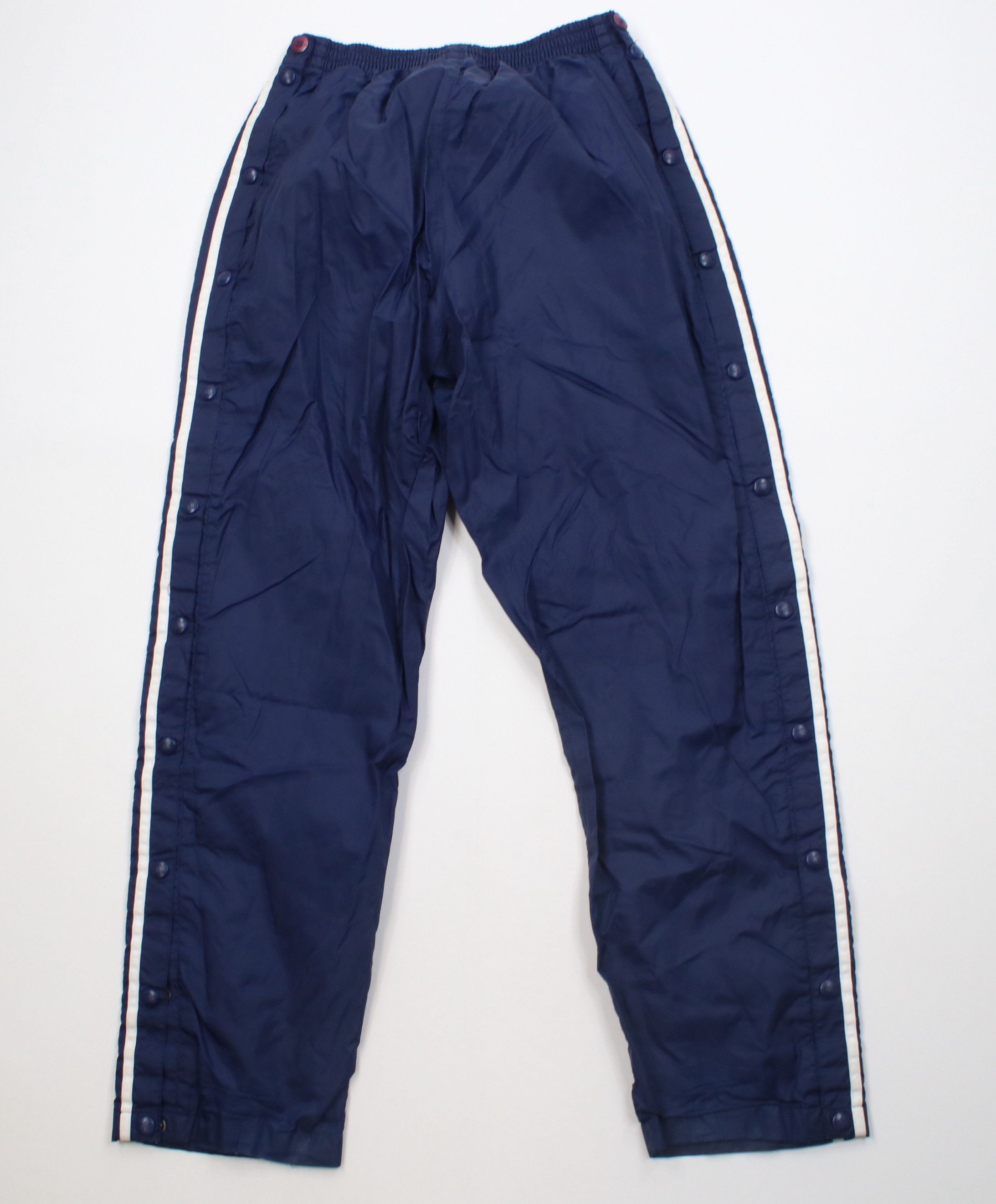 Adidas Vintage 90s Adidas Lined Tearaway Windbreaker Pants Blue Size US 34 / EU 50 - 13 Thumbnail