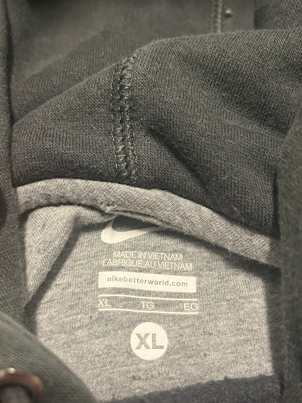 Nike Crazy rare y2k nike center swoosh hoodie Size US XL / EU 56 / 4 - 7 Preview