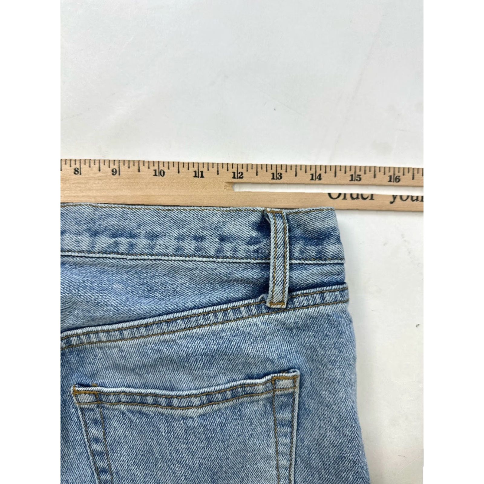 Vintage J.Galt Jeans Women’s Small Blue High Waisted Straight Leg Jeans Pocket Button Zipper Solid - Womens Size 28" / US 6 / IT 42 - 8 Thumbnail