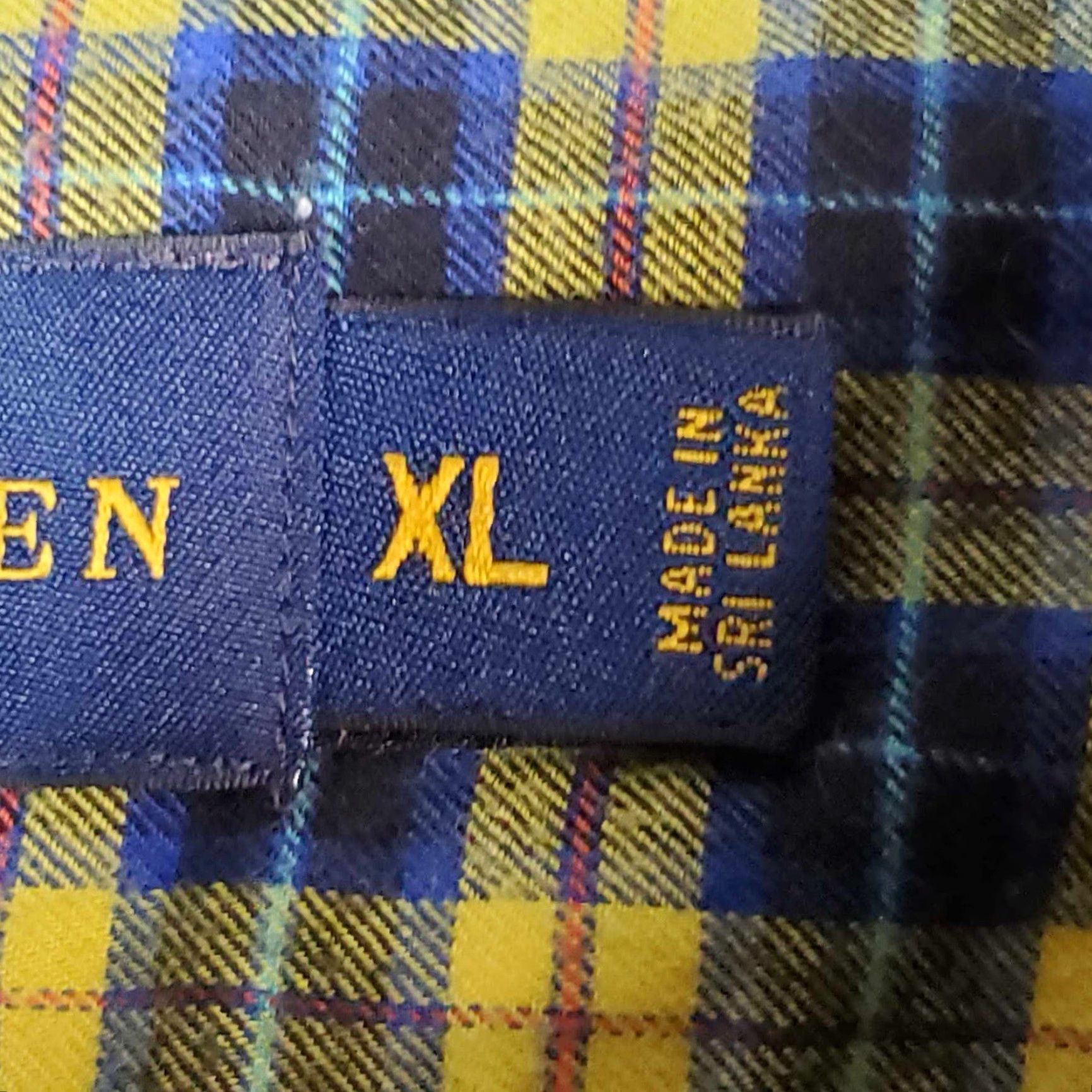Polo Ralph Lauren Polo Ralph Lauren Shirt Mens XL Button Up Long Sleeve Yellow Plaid Size US XL / EU 56 / 4 - 5 Thumbnail